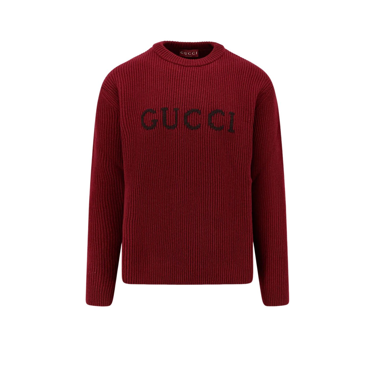 GUCCI Red Wool/Cashmere Sweater New And Authentic (Men's siz