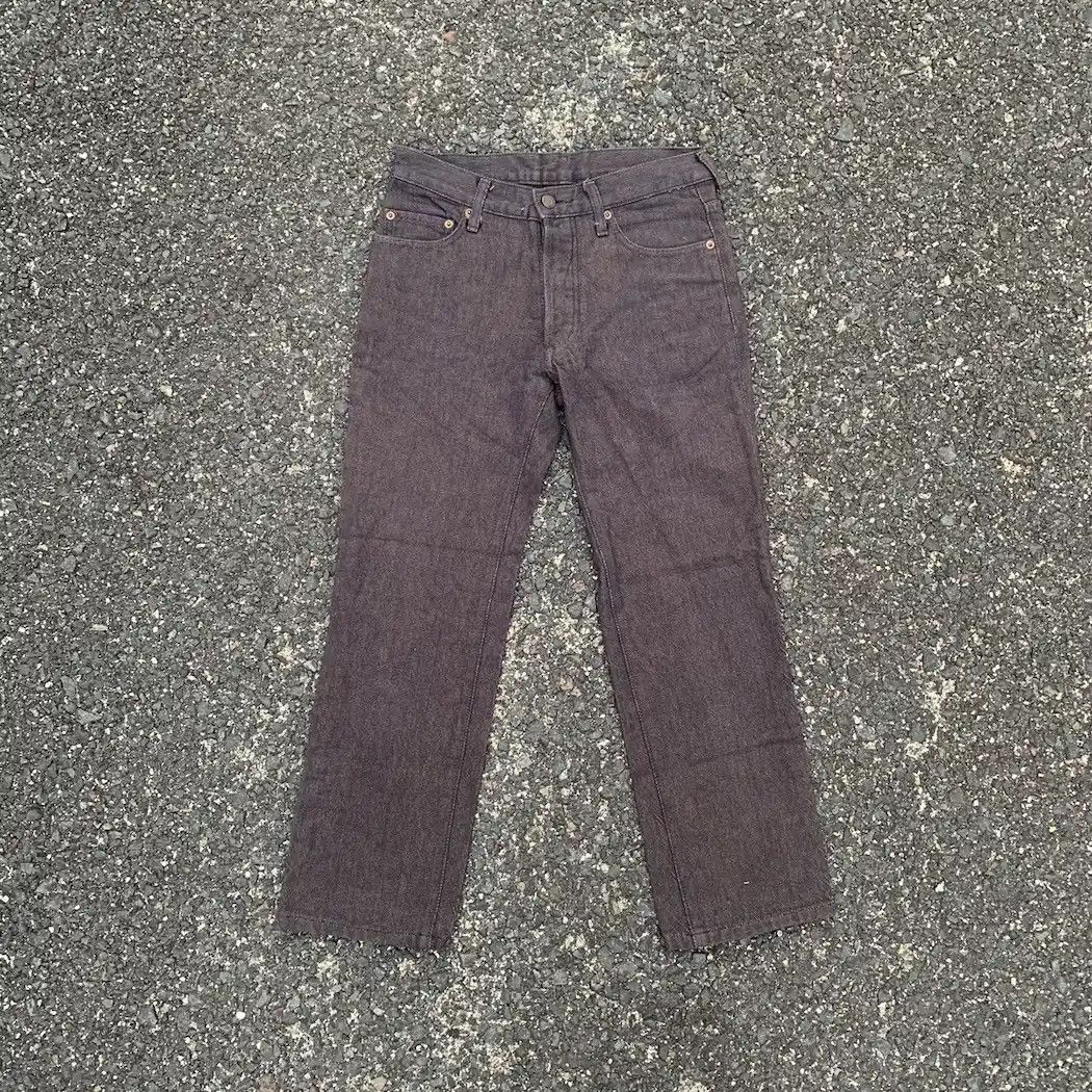image of Vintage Abahouse Japan Heavy Cotton 5-Pocket Ankle Pants in Blacks, Men's (Size 27)