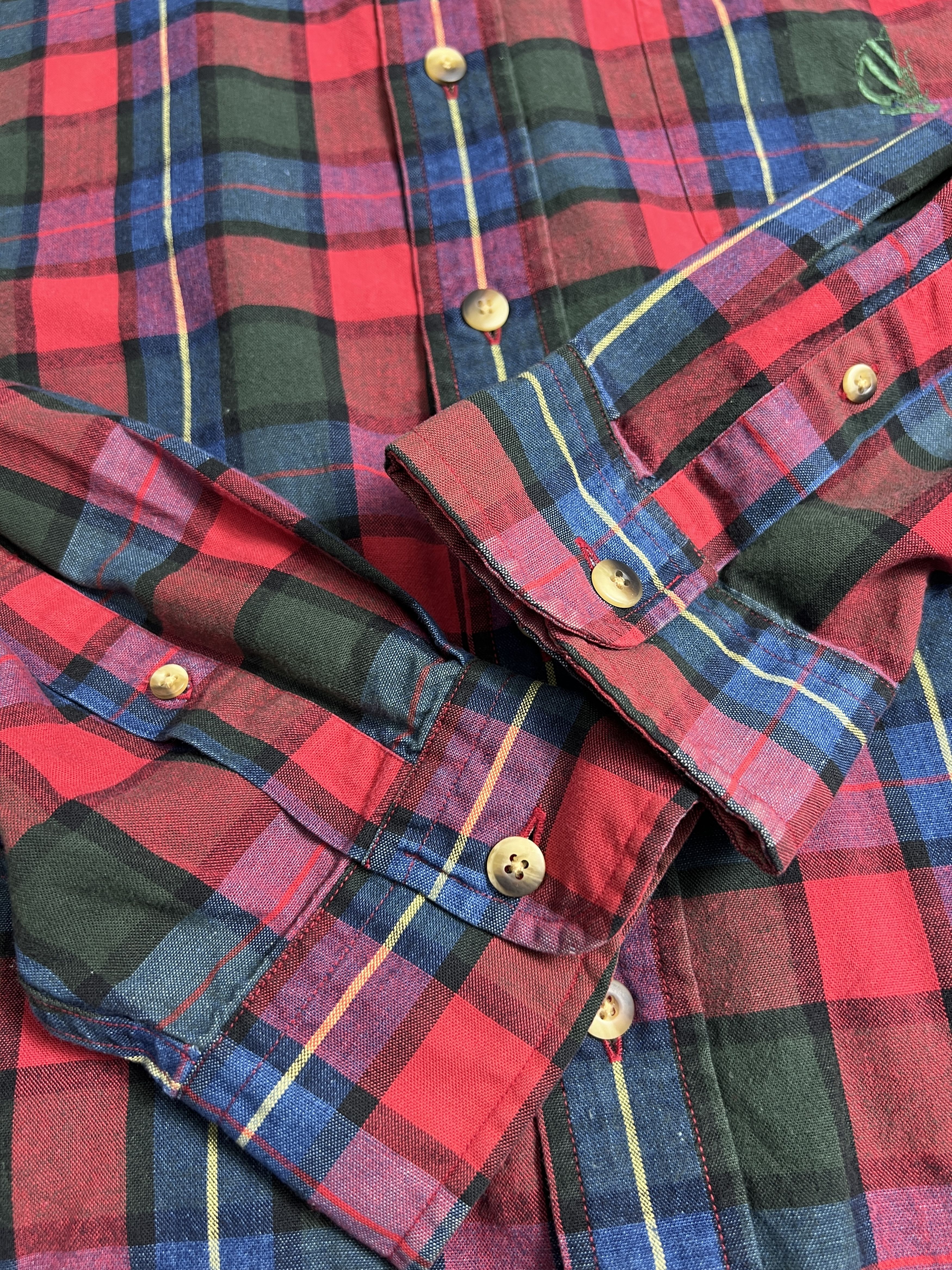 Nautica Vintage Nautica Plaid Buttons Up Shirt (XL) JK637 Size US XL / EU 56 / 4 - 4 Thumbnail