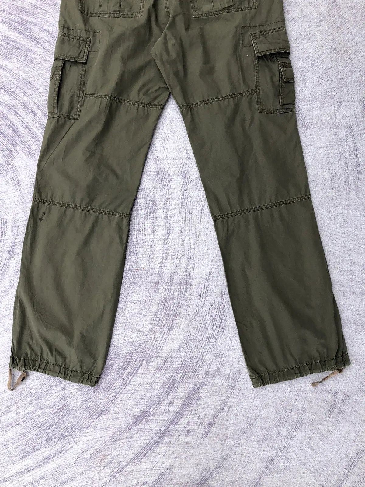 Japanese Brand Columbia Green Cargo Multi-Pocket Tectical Pants Size US 33 - 18 Thumbnail