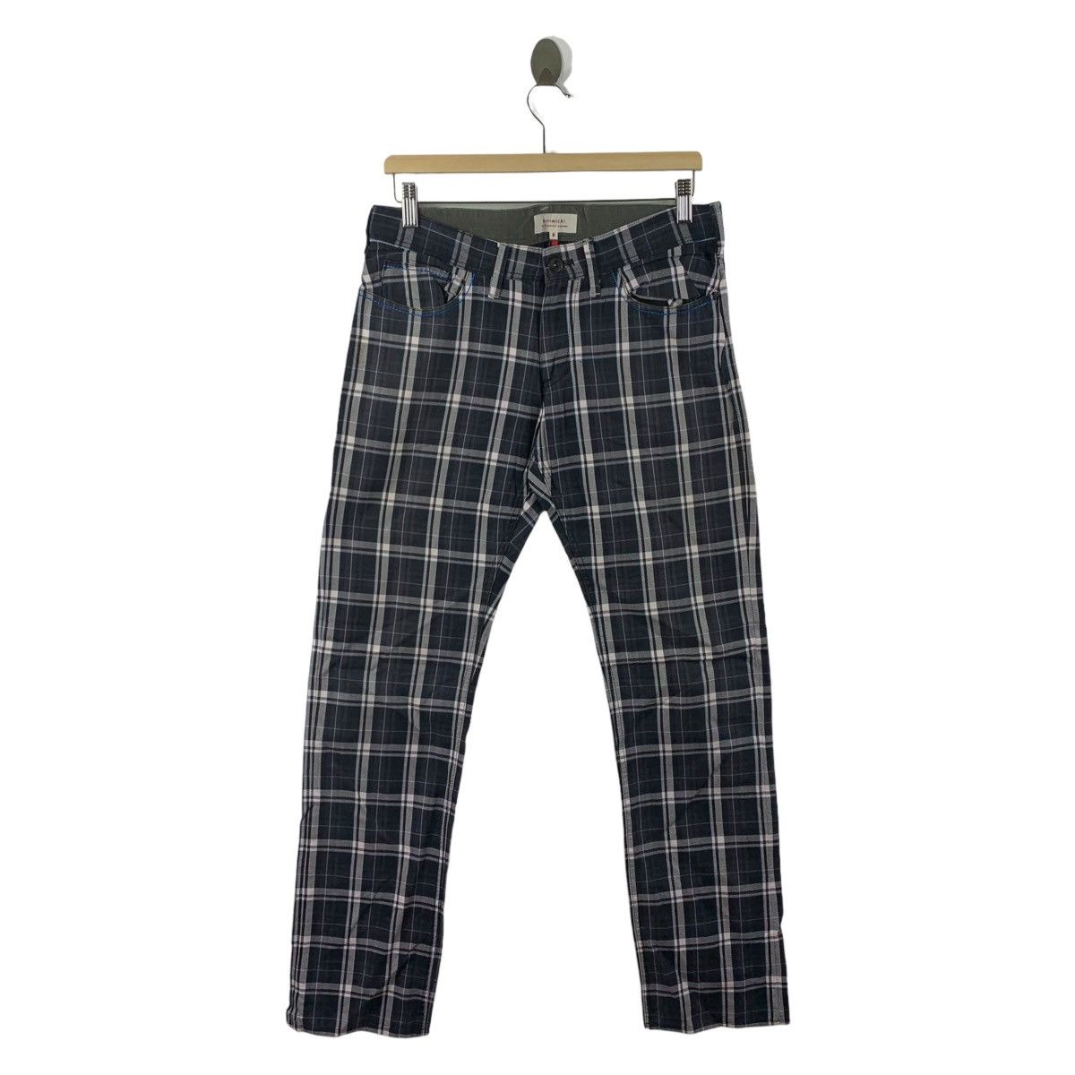 Japanese Brand HIROMICHI NAKANO japanesebrand checkered pants Size 32" / US 10 / IT 46 - 1 Thumbnail