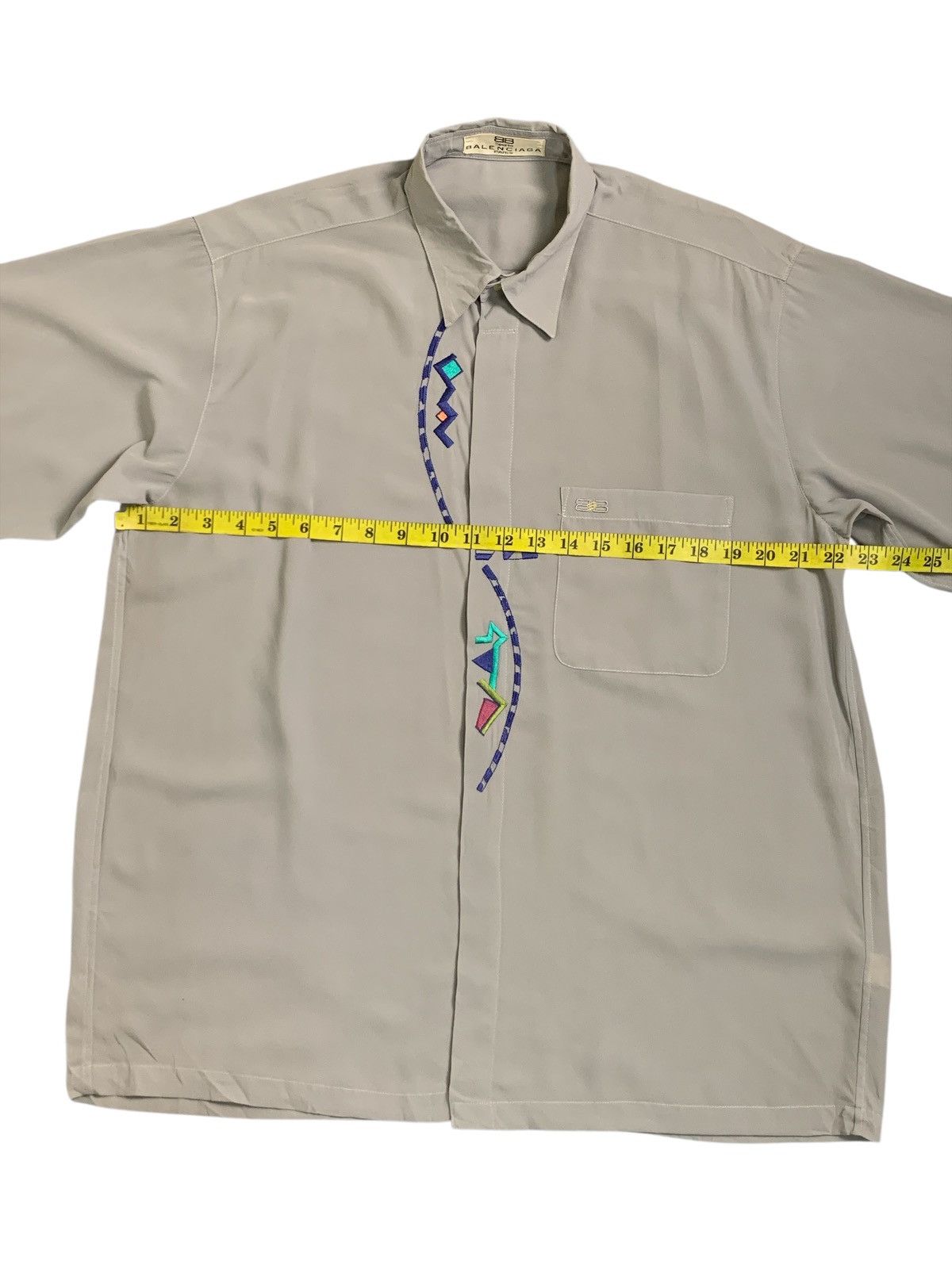 Balenciaga Rare Design Balenciaga Paris Button Up Blouse Size M / US 6-8 / IT 42-44 - 9 Thumbnail