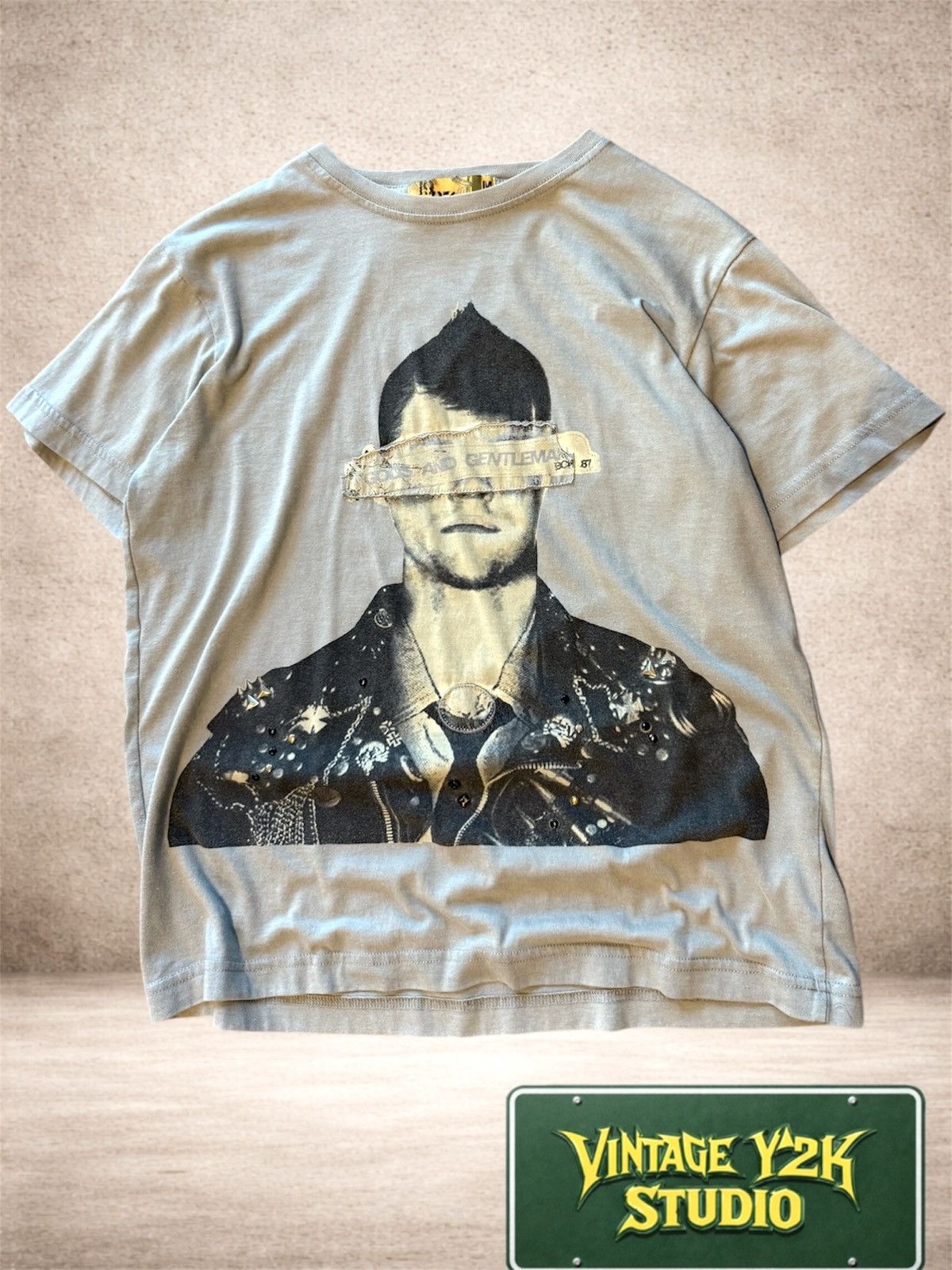 Vintage 🚨Y2K Punk Rock Star Studded Grunge Graphic Band Tee🚨 Size US M / EU 48-50 / 2 - 1 Thumbnail