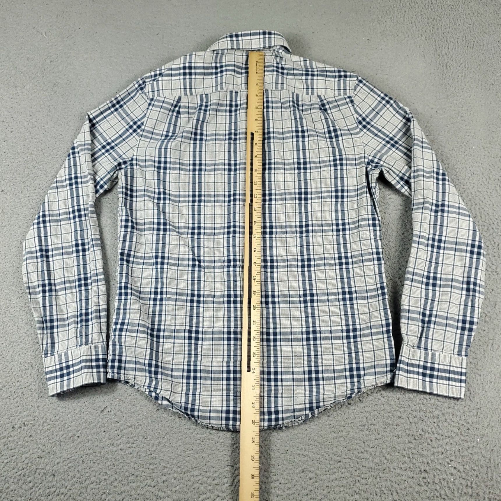 Original Penguin Original Penguin Button-Up Shirt Mens Small Blue Plaid Long Sleeve Casual Size US S / EU 44-46 / 1 - 4 Thumbnail