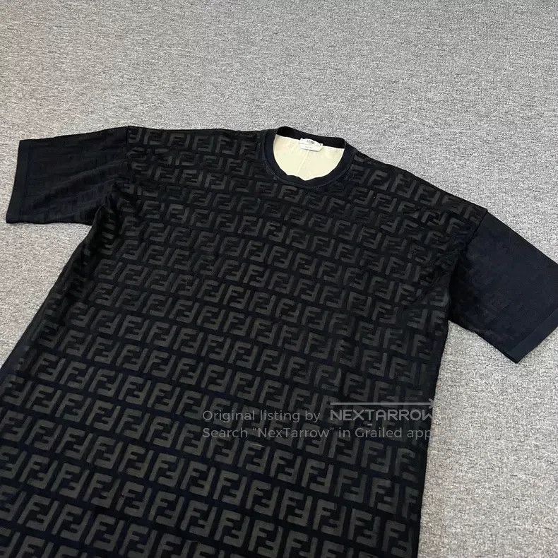 Fendi Fendi Double F embroidered short-sleeve T-shirt dress Size XS / US 0-2 / IT 36-38 - 3 Thumbnail