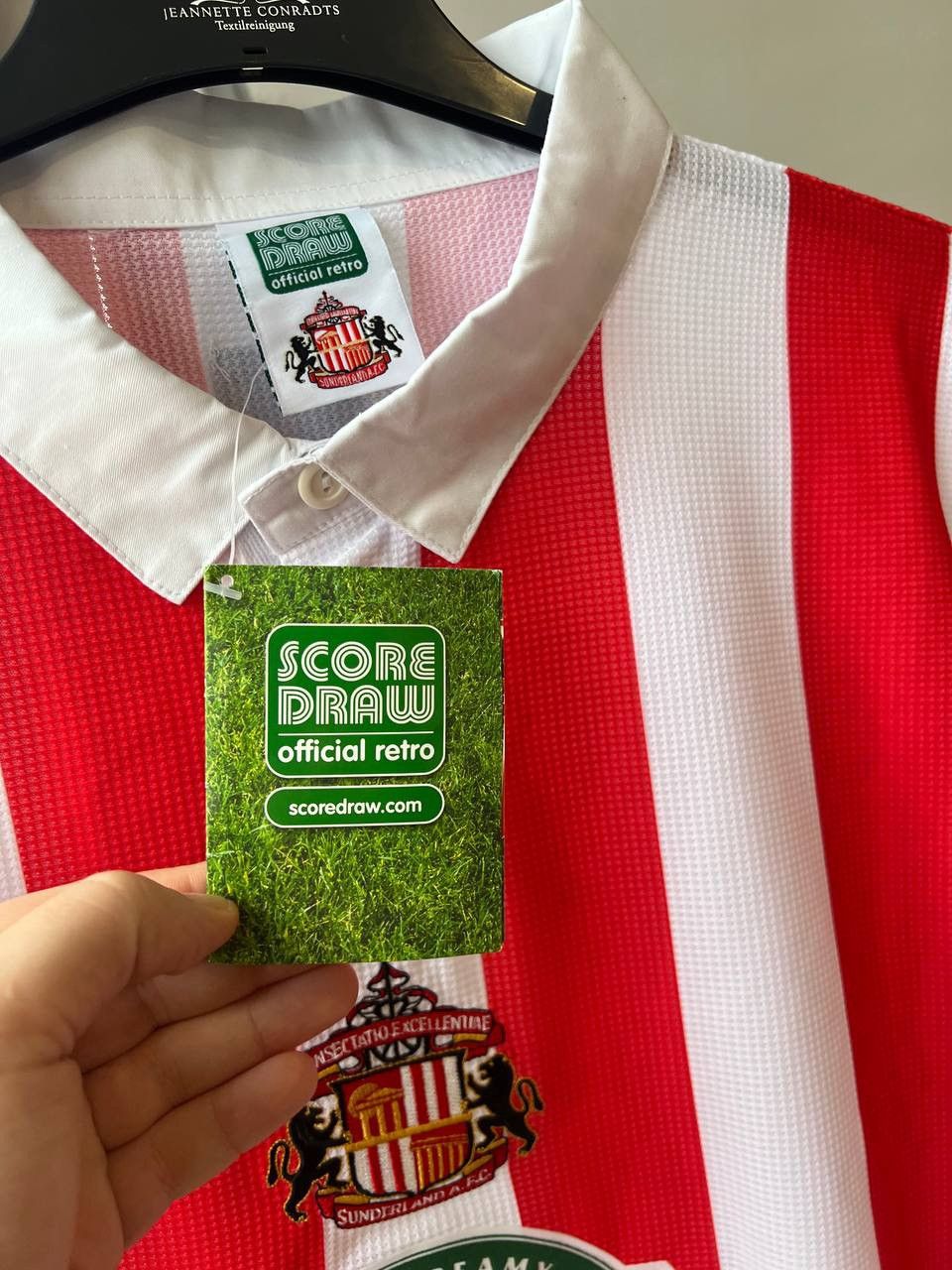Vintage NEW! 1997/99 SUNDERLAND RETRO REMAKE HOME SOCCER JERSEY XL Size US XL / EU 56 / 4 - 8 Thumbnail