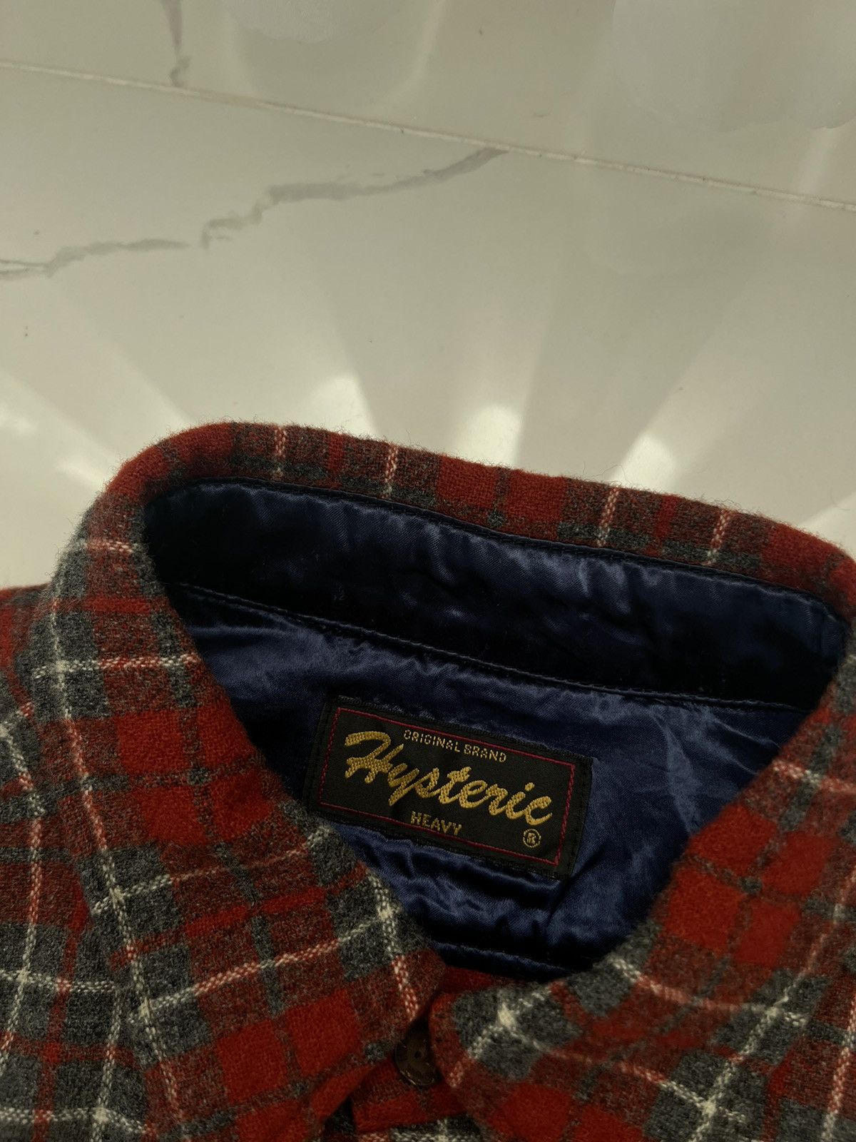 Hysteric Glamour 00’s HYSTERIC GLAMOUR HEAVY WOOL FLANNEL CHECK TIMBER SHIRT Size US M / EU 48-50 / 2 - 5 Thumbnail