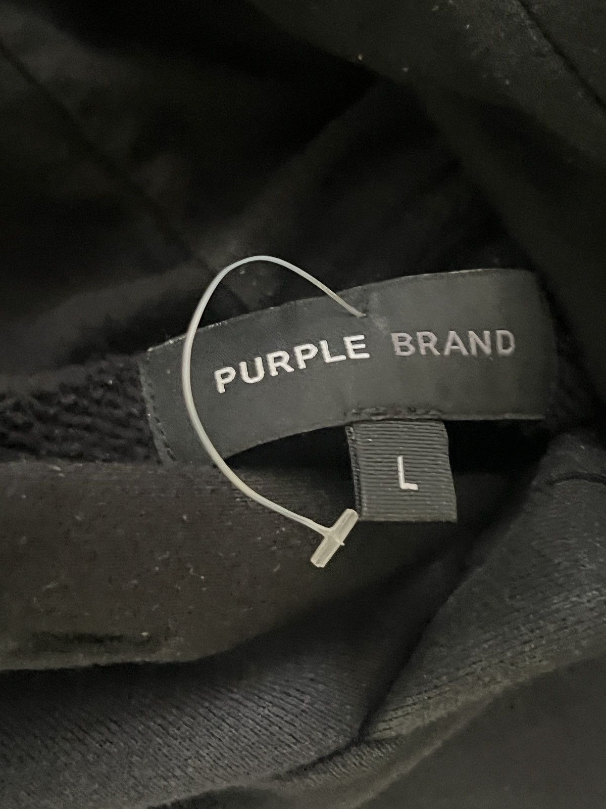Purple Brand Purple Brand Mens Gothic Applique Hoodie Size US L / EU 52-54 / 3 - 3 Thumbnail