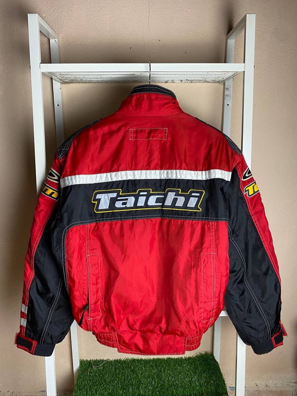Japanese Brand × Taichi Murakami Vintage Taichi Racing Team Nylon Ride Jacket (Pit 22.5) Size US M / EU 48-50 / 2 - 12 Thumbnail