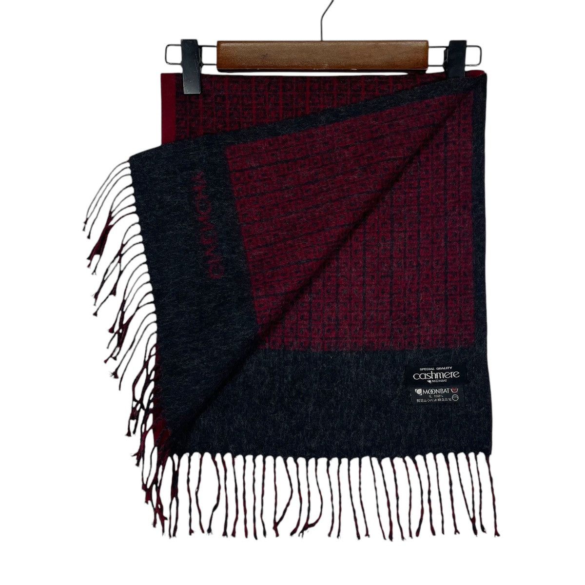 Givenchy × Vintage Vintage Givenchy Japan Cashmere Scarf Muffler Size ONE SIZE - 7 Thumbnail