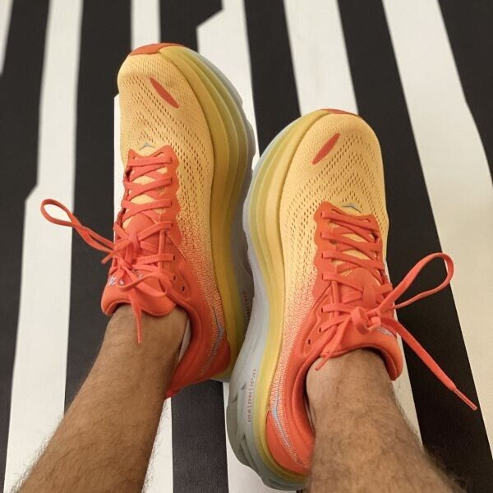 Hoka Hoka One One Bondi 8 Puffin's Bill Amber Yellow 8.5 D Size US 8 / EU 41 - 2 Thumbnail