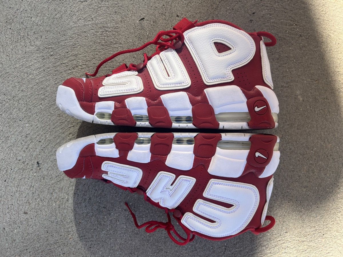Nike × Supreme Supreme x Nike Sneakers Uptempo Size US 10 / EU 43 - 4 Thumbnail