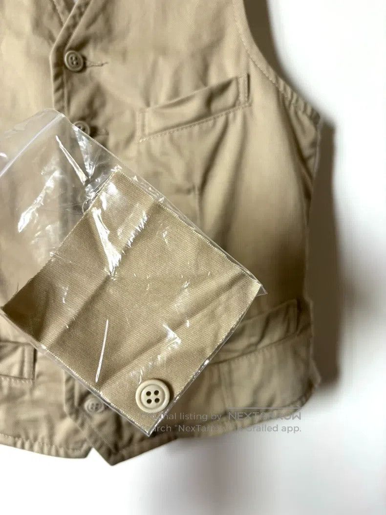 Comme des Garcons Comme Des Garcons Khaki blazer waistcoat with patchwork de Size S / US 4 / IT 40 - 4 Thumbnail