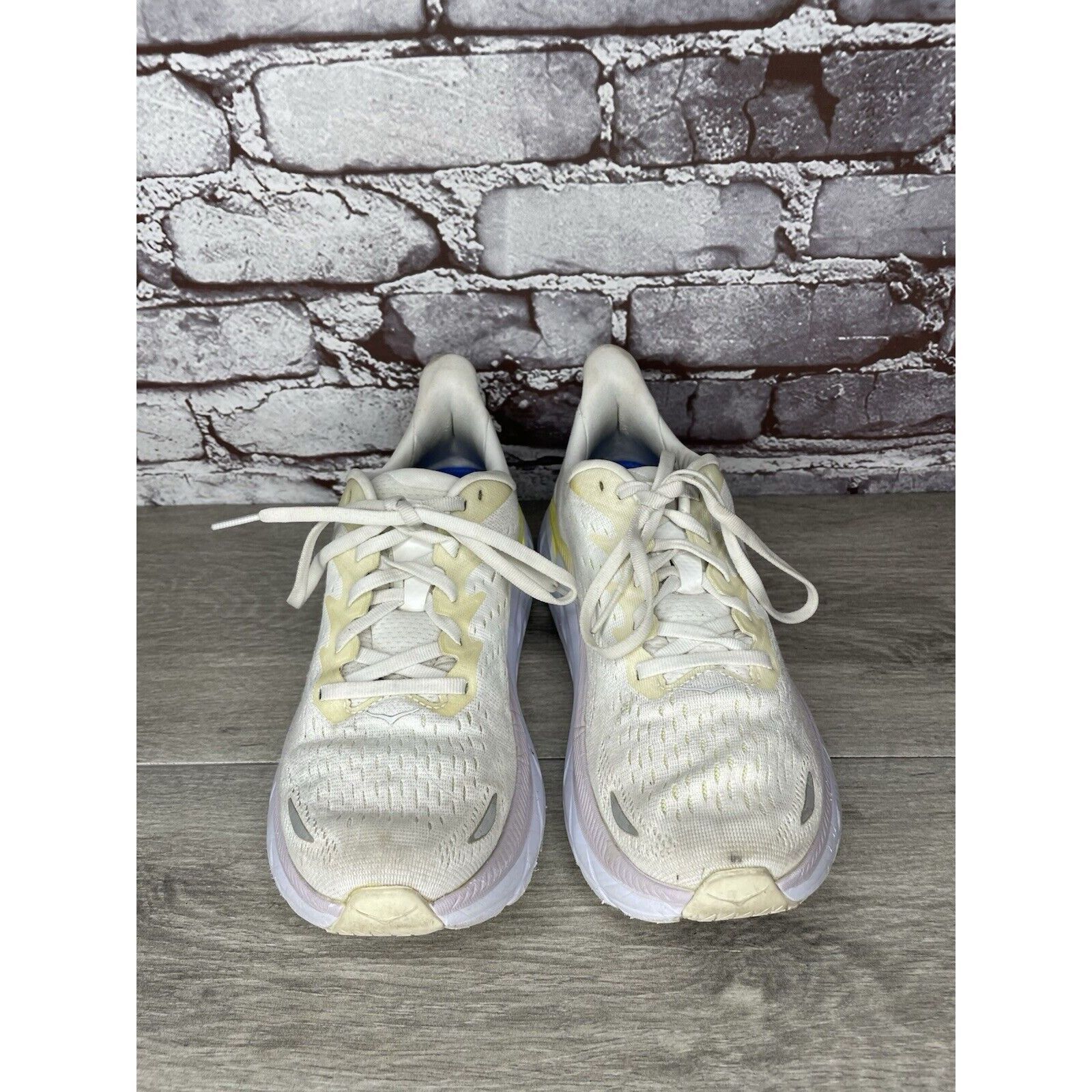 Hoka Hoka One One Clifton 8 1119394 BDBBW White Yellow Running Sn Size US 8 / IT 38 - 18 Thumbnail