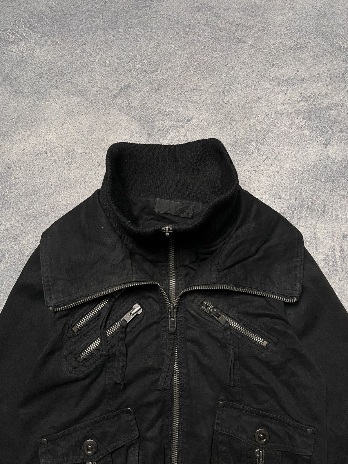 Le Grande Bleu (L.G.B.) Bondage Jacket Double Zipper CRYX LGB Style Size US S / EU 44-46 / 1 - 5 Thumbnail