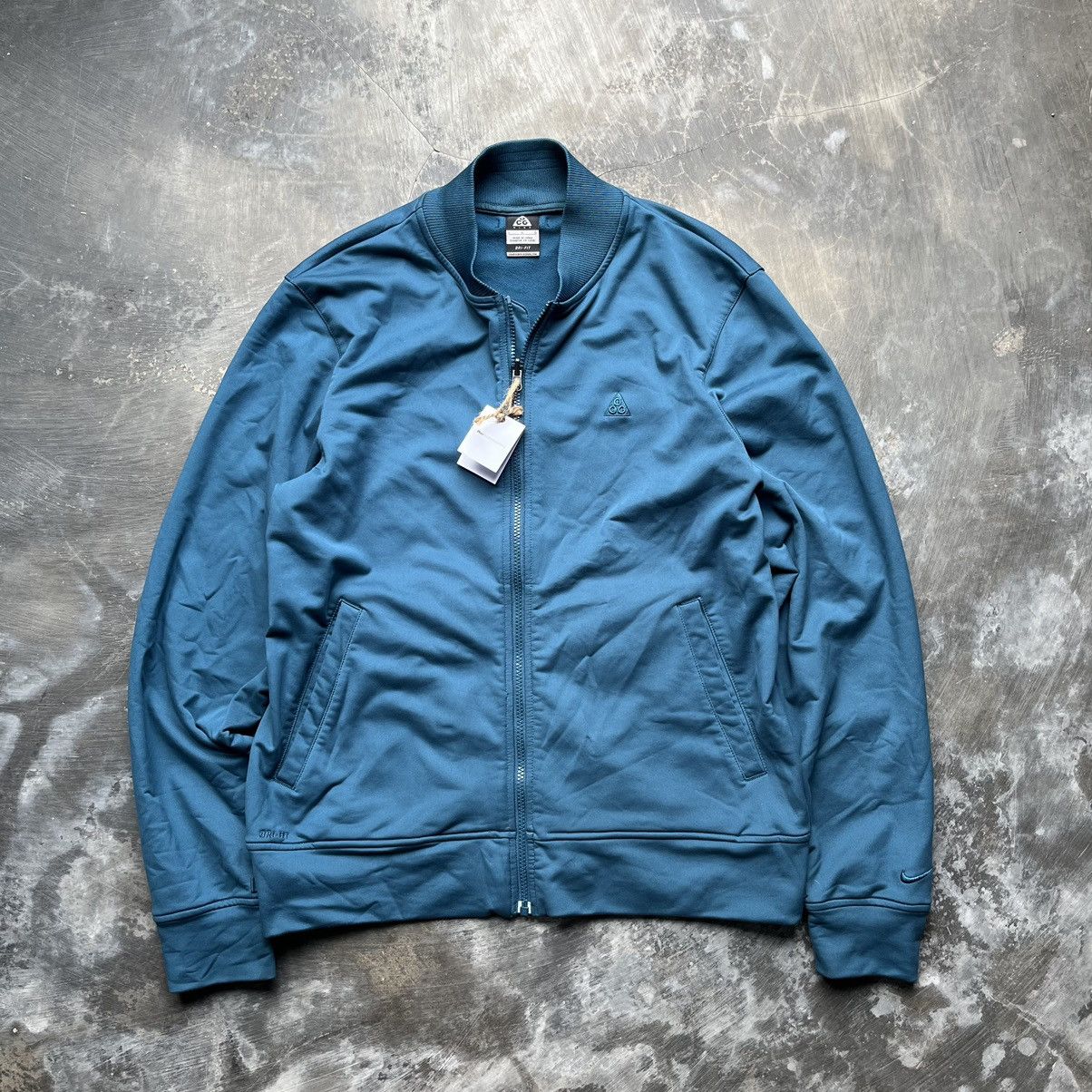 image of Nike Acg All Conditional Gear Fullzip Dri Fit Jacket in Blue, Men's (Size Large)