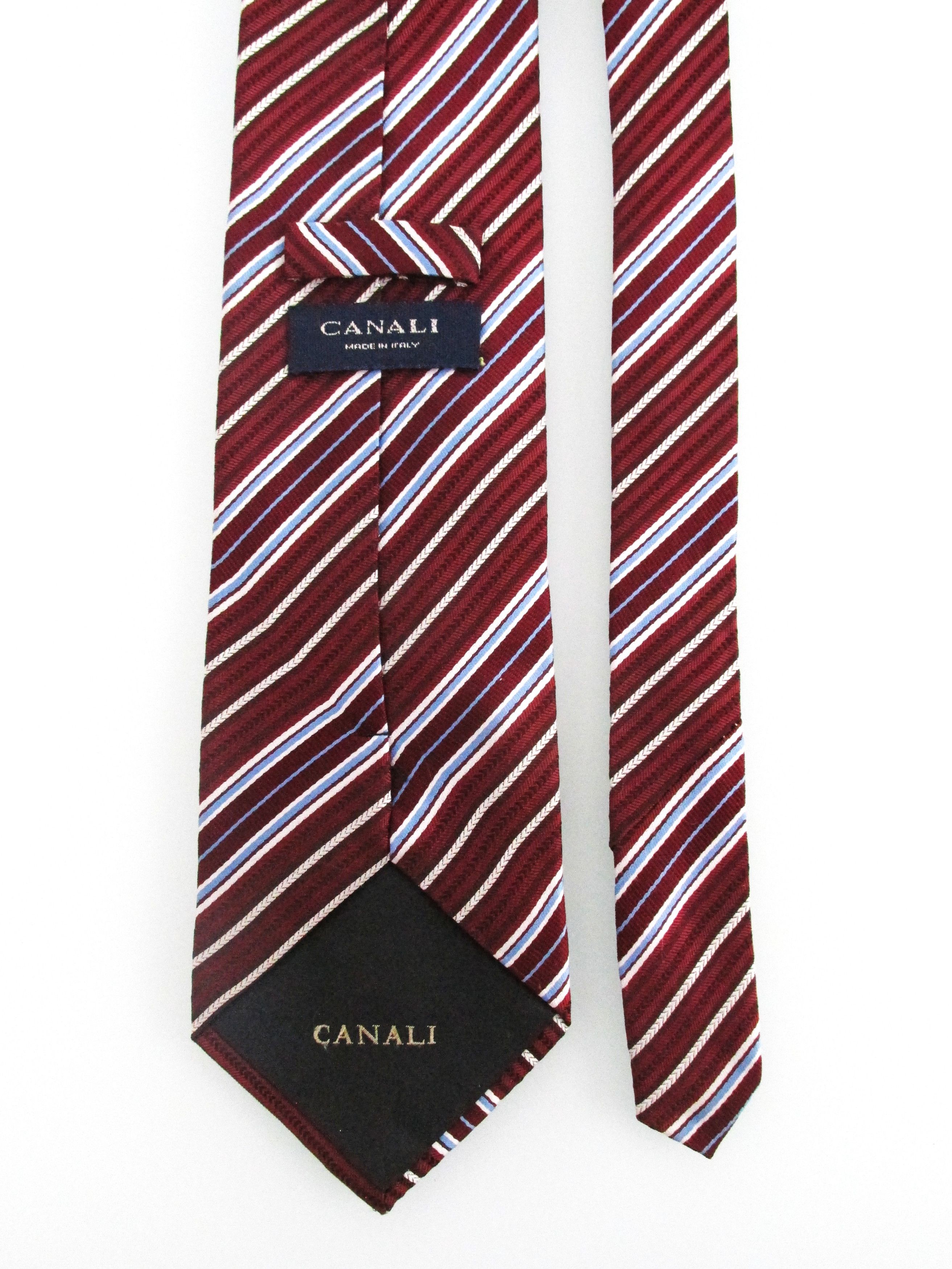 Canali Canali Vintage Men's Silk Tie Size ONE SIZE - 4 Thumbnail