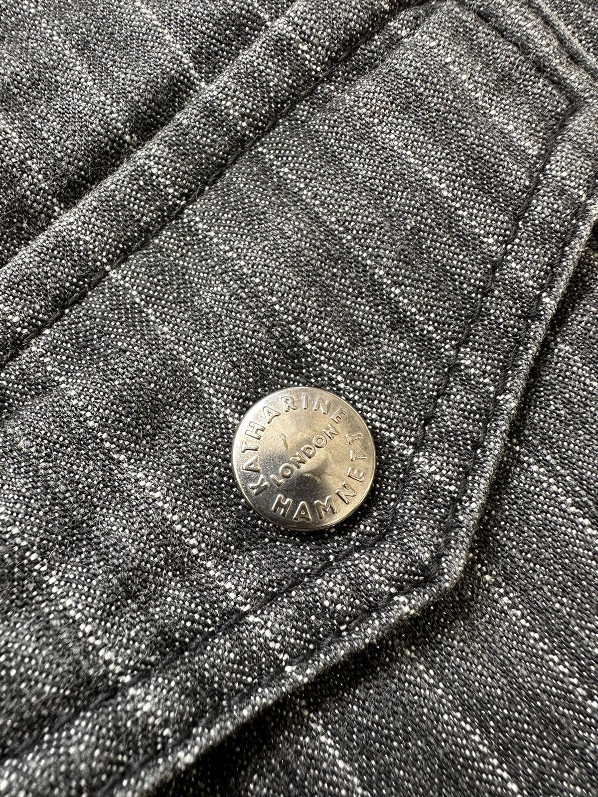 00's Katharine Hamnett 4 pocket Wabash stripe denim