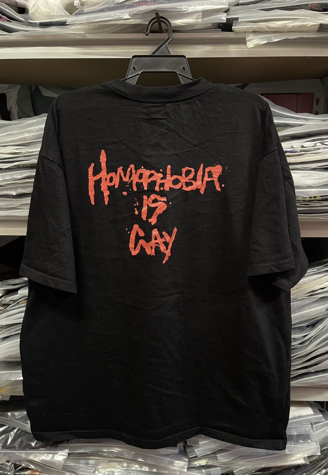 Band Tees MAY - A " Homophobia Is Gay "🔥🔥🔥 Size US XXL / EU 58 / 5 - 5 Thumbnail
