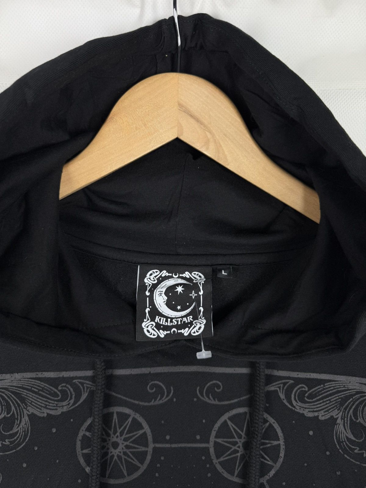 Killstar Killstar Men’s Gothic Big Logo Hoodie Pullover Size L Size US L / EU 52-54 / 3 - 13 Thumbnail