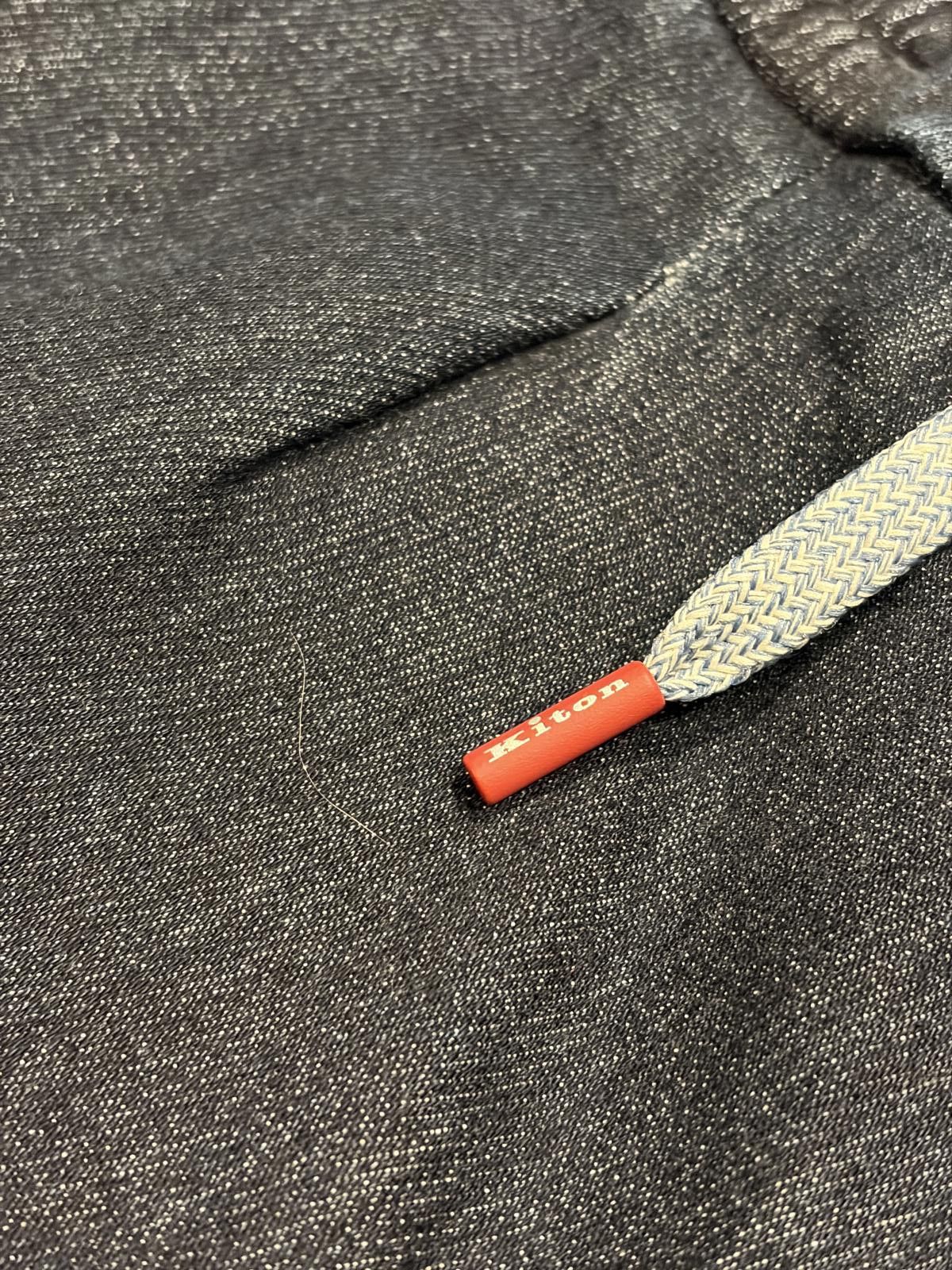 Kiton Kiton Napoli Lightweight Denim Trousers - Current Season Size US 35 - 3 Thumbnail