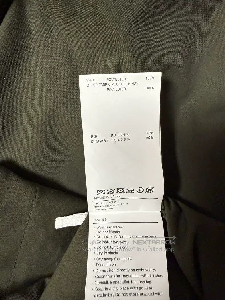 Wtaps Wtaps Military Green Coach Jacket Size US XL / EU 56 / 4 - 3 Thumbnail