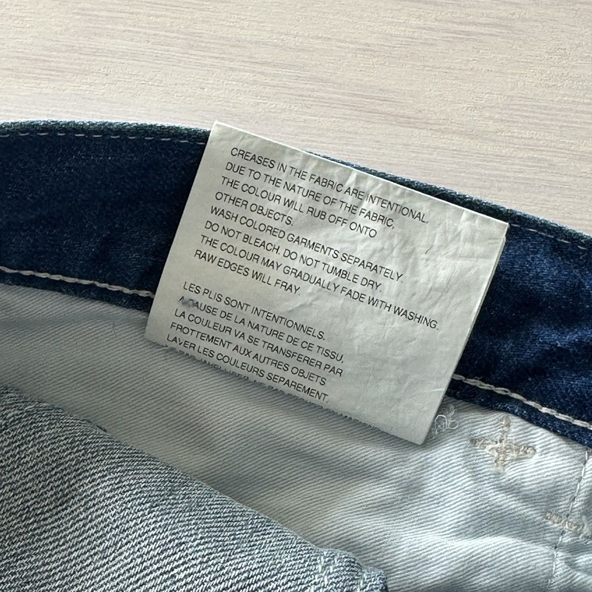 Comme des Garcons GANRYU COMME DES GARCON drop crotch split denim pants L 32 Size US 32 / EU 48 - 9 Thumbnail