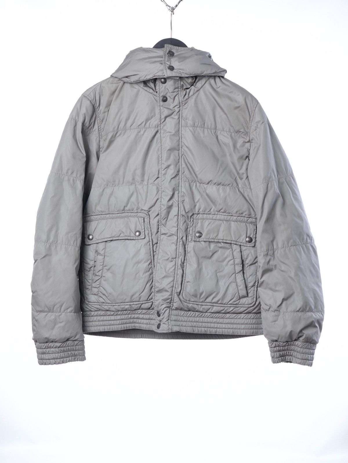 Prada Vintage PRADA Bomber Nylon Hooded Jacket Black Tab Size US M / EU 48-50 / 2 - 4 Thumbnail