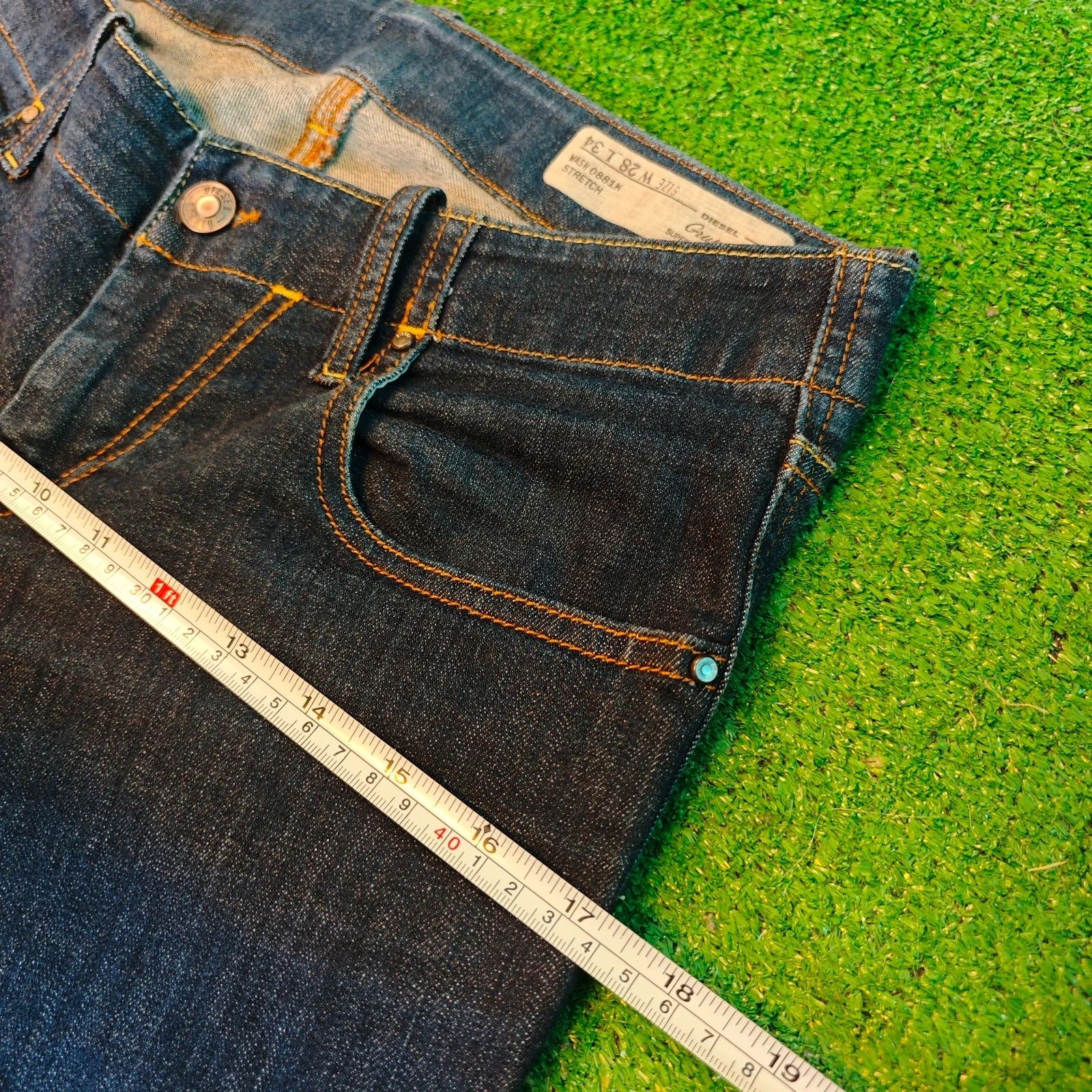 Diesel Diesel Grupee Jeans Womens 28x34 super slim skinny low waist Size 28" / US 6 / IT 42 - 14 Thumbnail