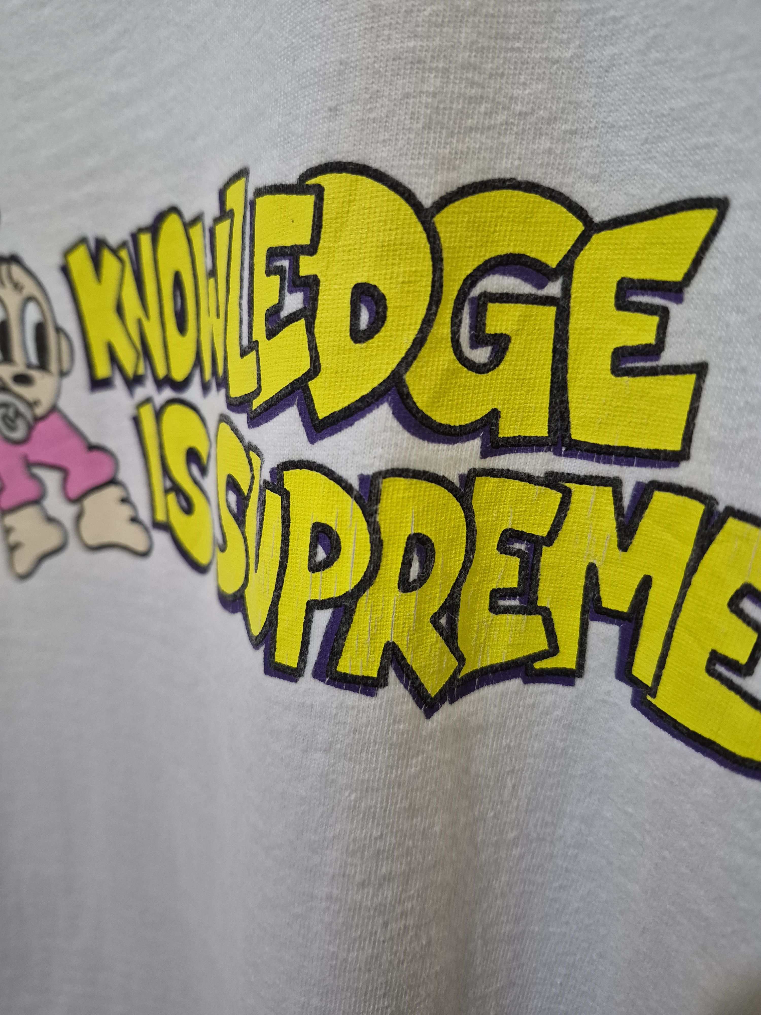 Supreme Supreme Knowledge is Supreme Tee Size US M / EU 48-50 / 2 - 2 Thumbnail