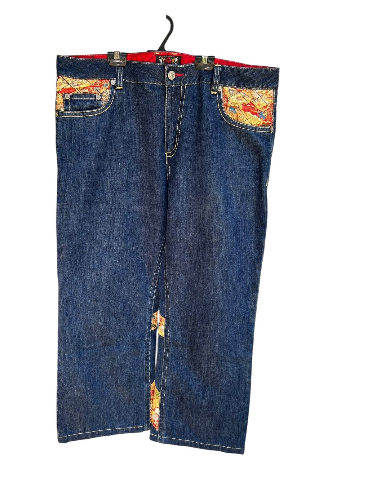 Japanese Brand × Kapital × Vintage Karakuri Tamashii Inspired Japanese Nishiki Denim Jeans Size US 40 / EU 56 - 3 Thumbnail