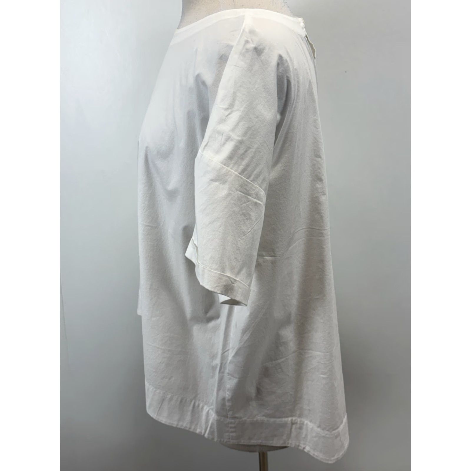 Eileen Fisher Eileen Fisher Shirt Women’s XL White Minimalist Timeless Staple Basic Boxy Womens Size XL / US 12-14 / IT 48-50 - 2 Thumbnail