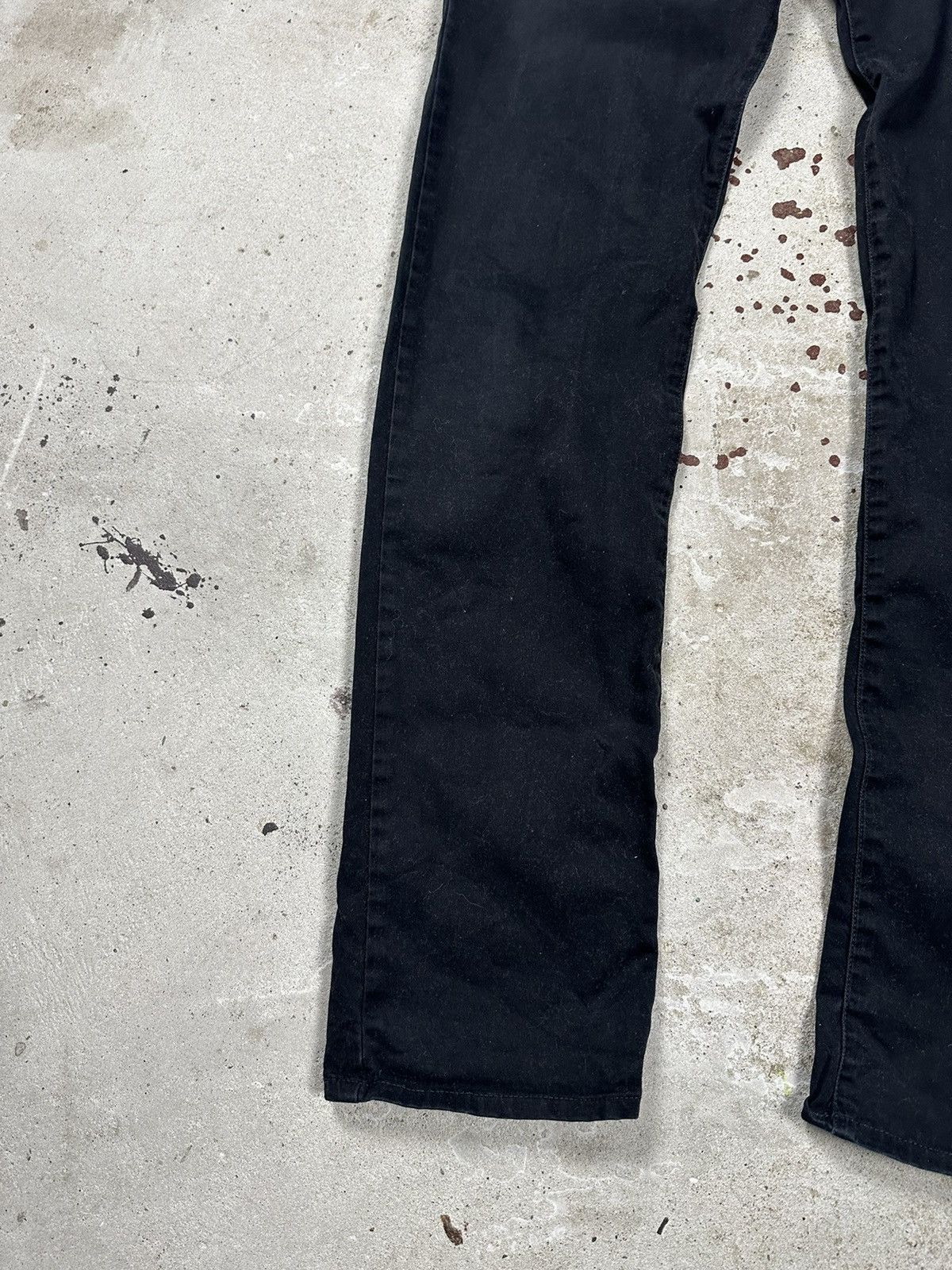 Armani × Giorgio Armani × Vintage Vintage Y2K Armani Jeans Black Pants Size US 31 - 5 Thumbnail