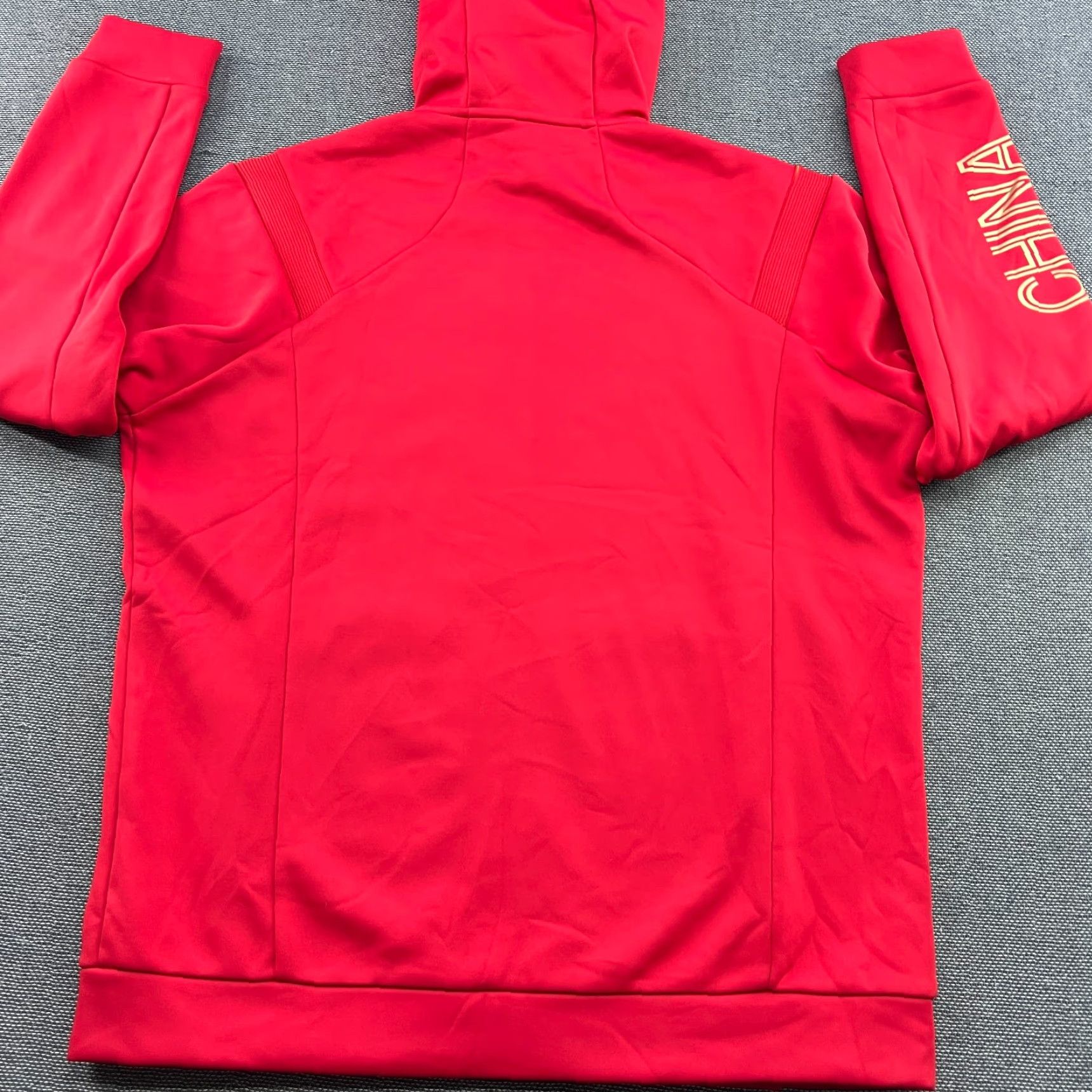 Vintage ANTA SPORTS Beijing 2022 Winter Olympics Team Issue China Jacket 2XL Hooded Red Unisex Adults Full Zip Track Jacket Size US XXL / EU 58 / 5 - 2 Thumbnail