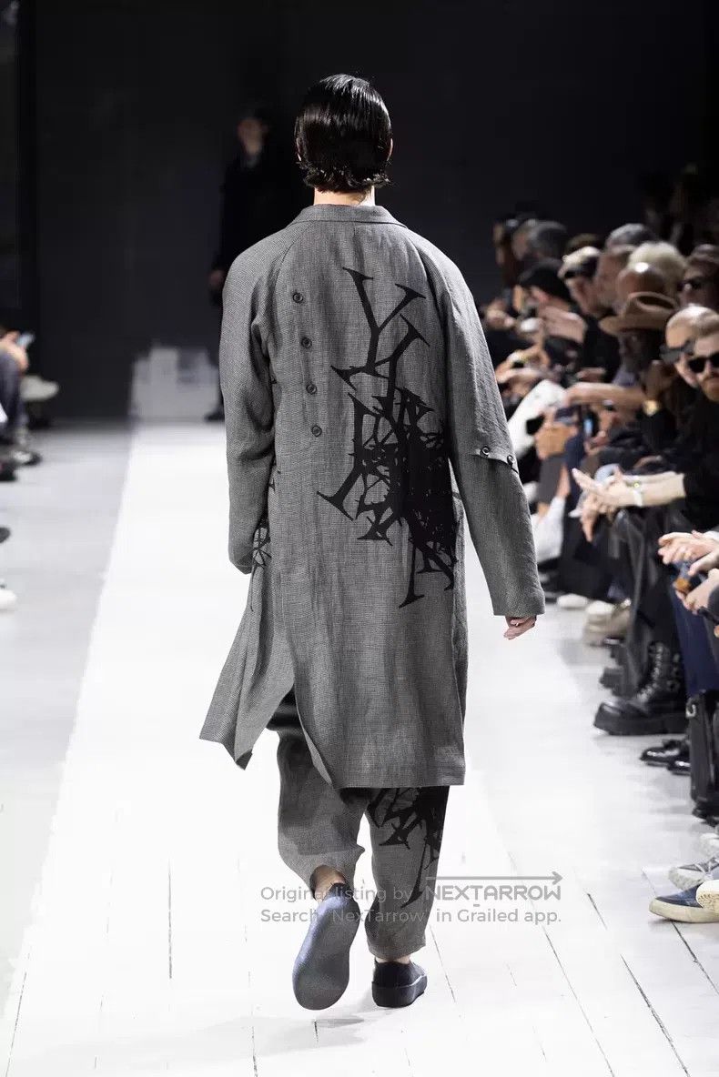 Yohji Yamamoto Yohji Yamamoto 24 SS houndstooth monogram coat Size US M / EU 48-50 / 2 - 4 Thumbnail