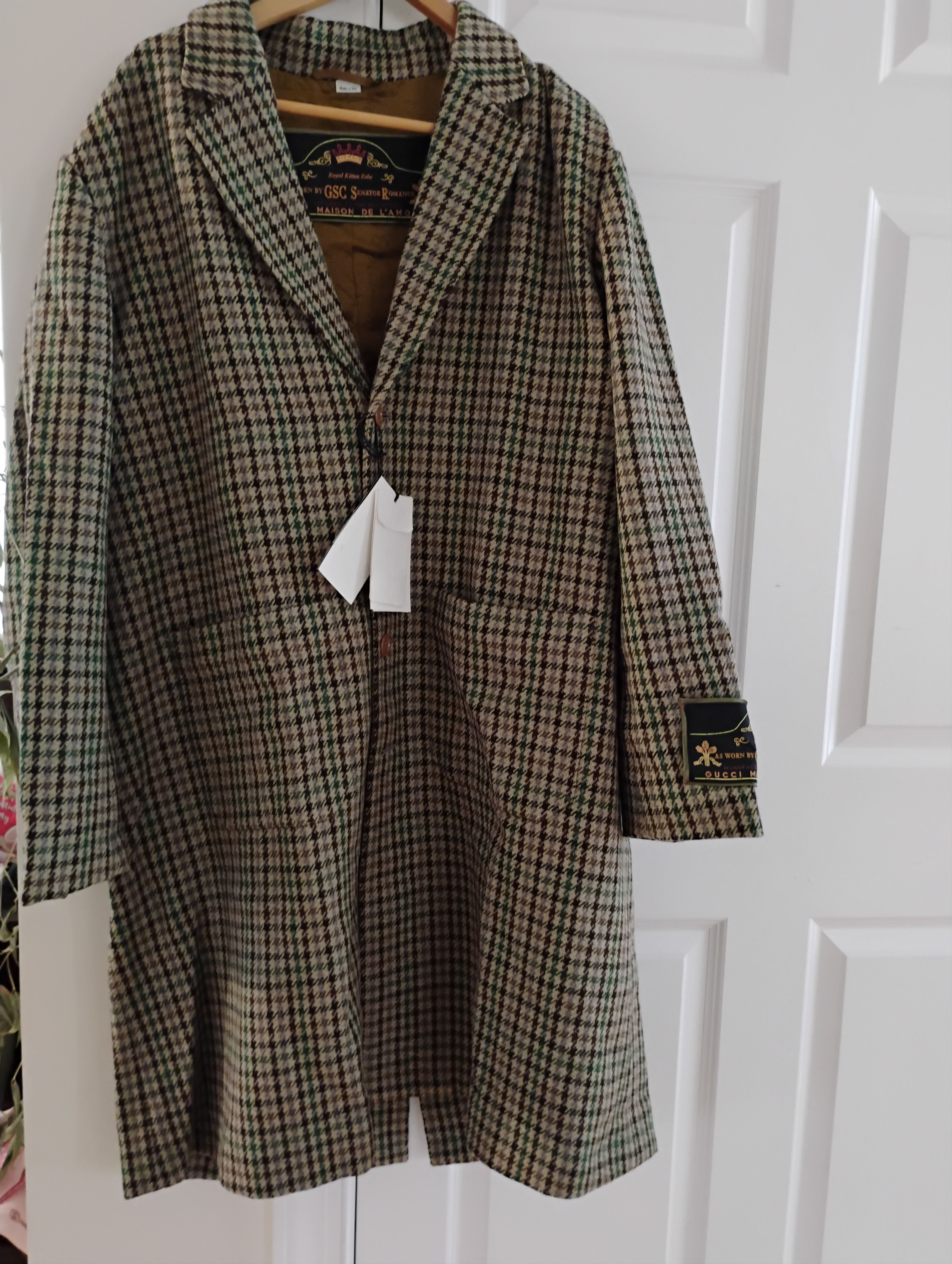 Gucci Authentic Gucci Mens Heavy Wool Coat 52 Bland New Size US L / EU 52-54 / 3 - 1 Thumbnail