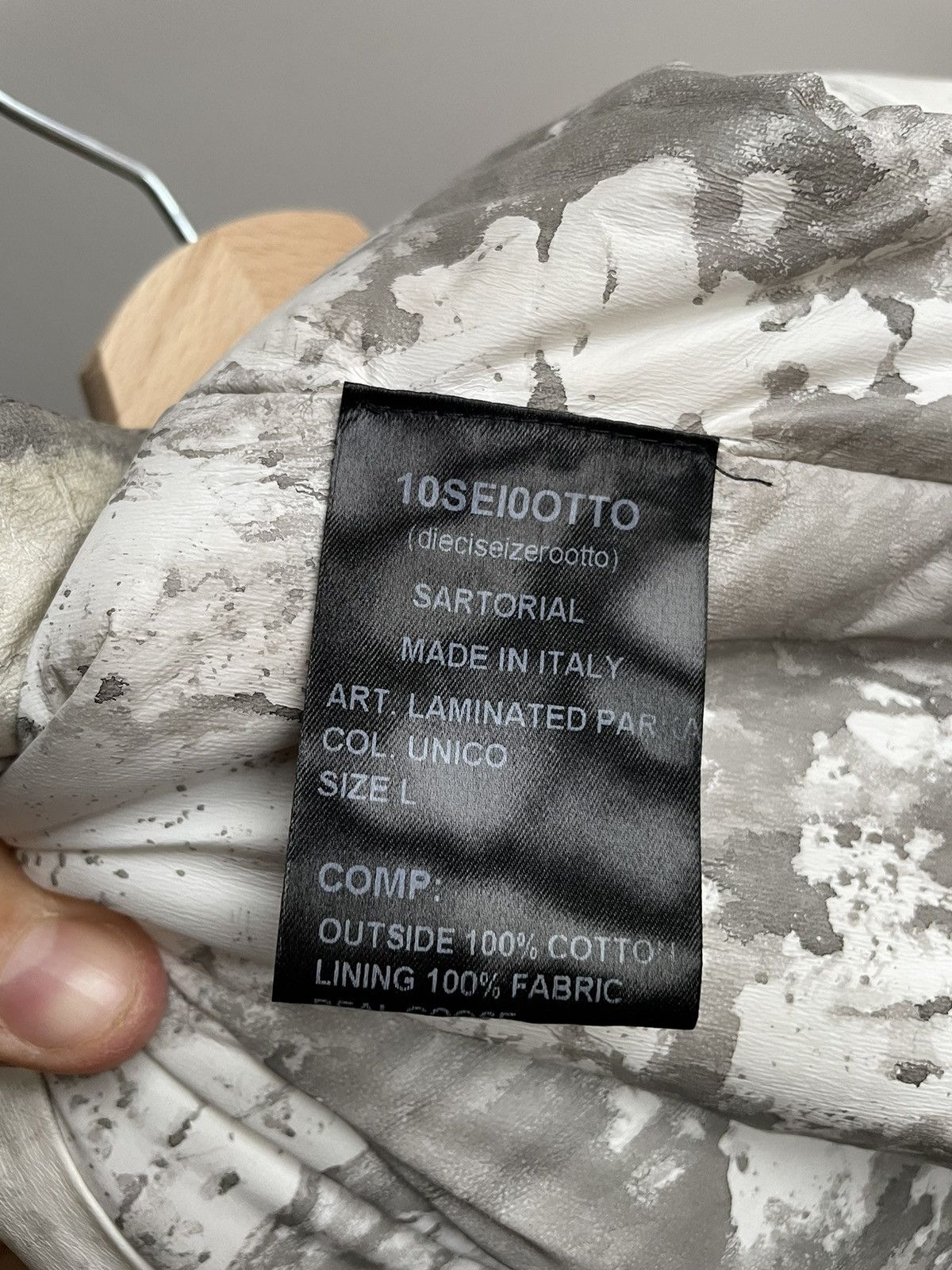 10sei0otto Laminated Parka 10SEI0OTTO Size US L / EU 52-54 / 3 - 10 Thumbnail