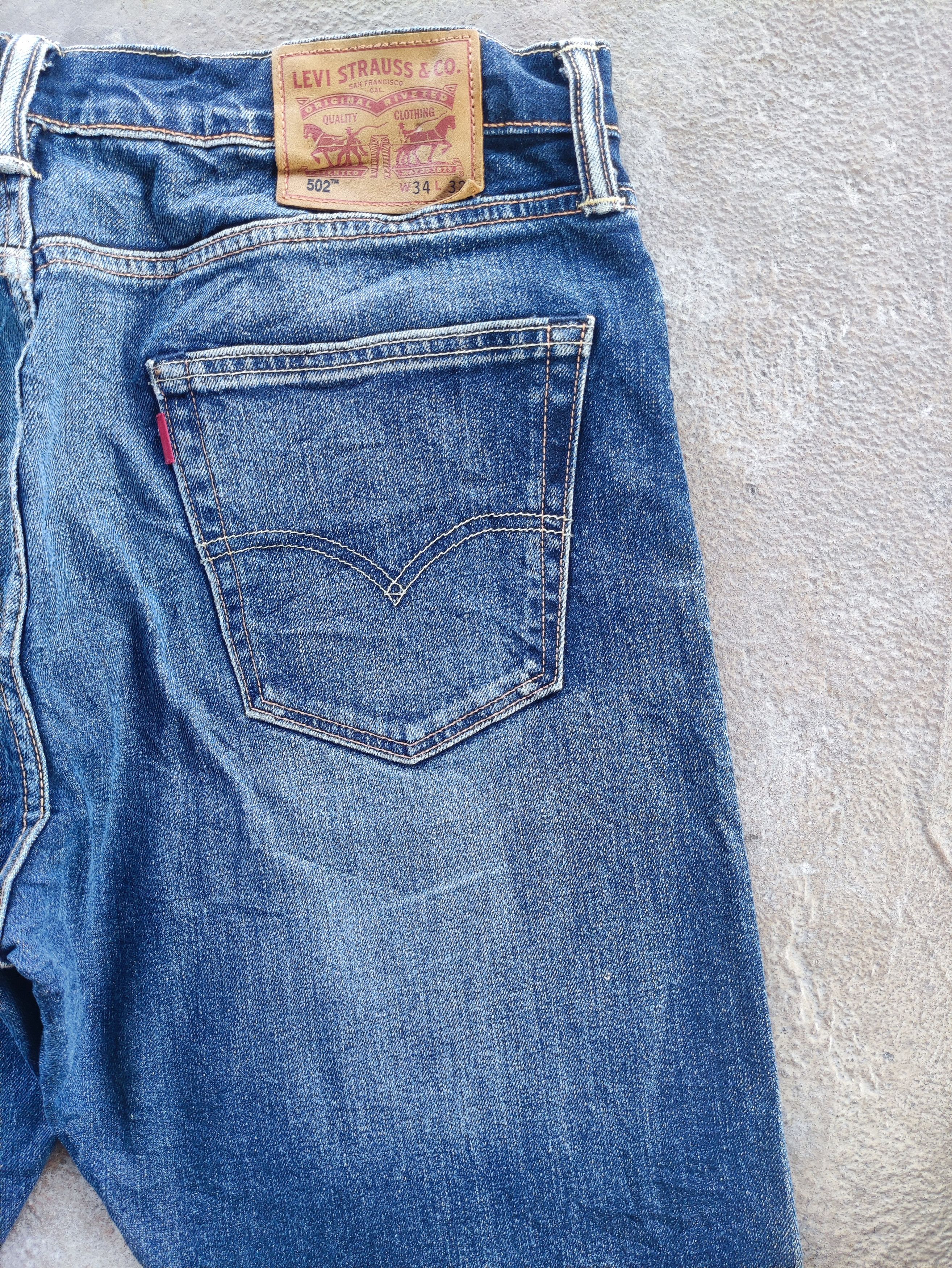 Jean × Levi's × Vintage VINTAGE LEVI’S 502 DISTRESSED JEANS FADED DENIM PANTS W35 Size US 35 - 11 Thumbnail