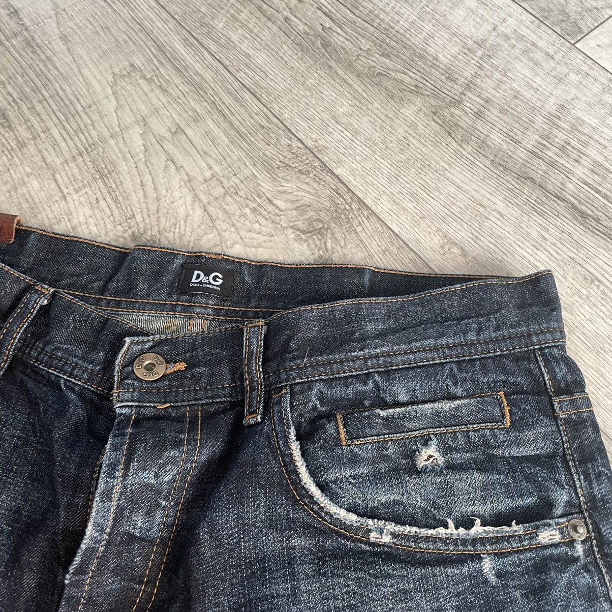 Dolce & Gabbana × Japanese Brand VINTAGE DOLCE GABBANA DENIM SHORTS JEANS JAPANESE Y2K RAP Size US 33 - 3 Thumbnail