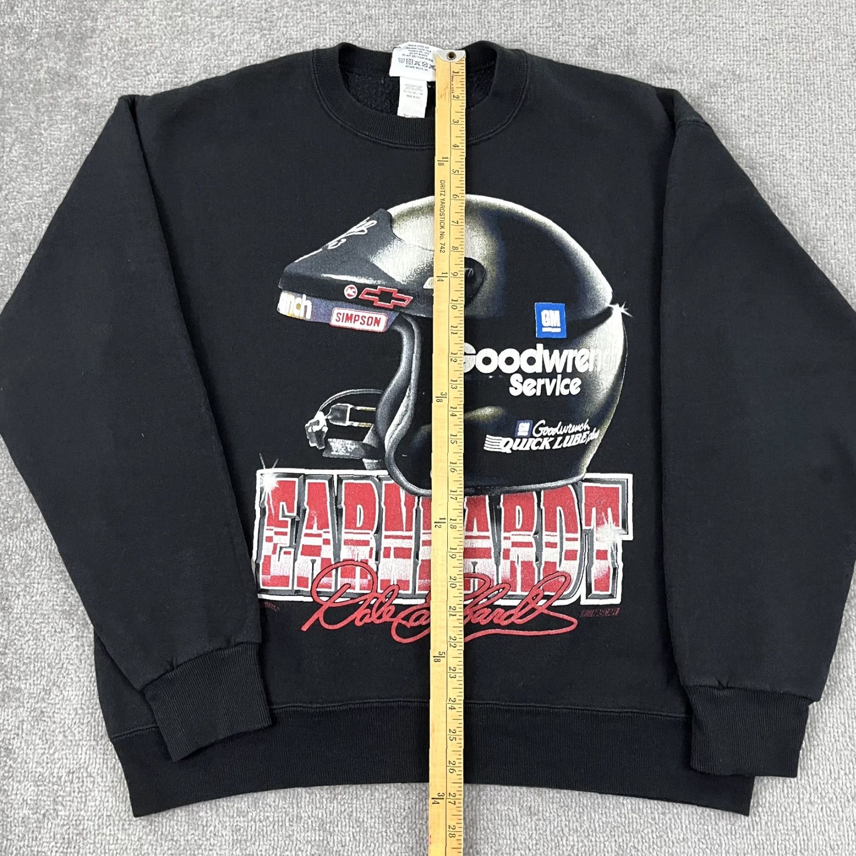 Chase Authentics Vintage Dale Earnhardt Sweatshirt Adult Mens Large Graphic Helmet Goodwrench 90s Size US L / EU 52-54 / 3 - 4 Thumbnail