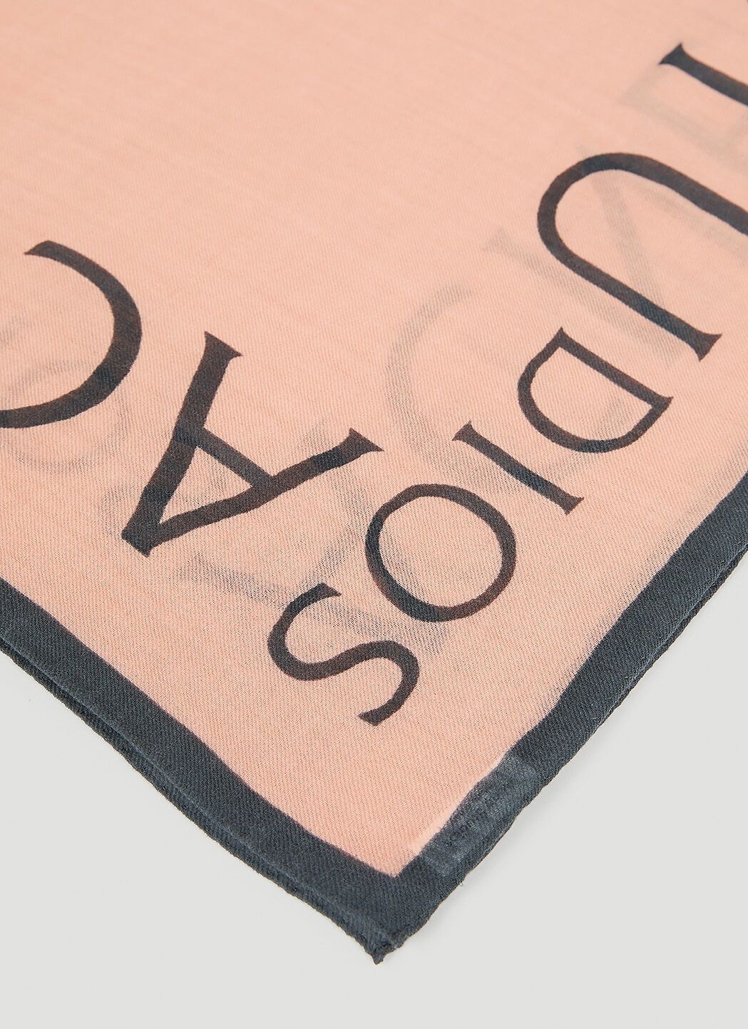 Acne Studios o1y0725 Size : OS / Logo-print Scarf in Pink Size ONE SIZE - 3 Thumbnail