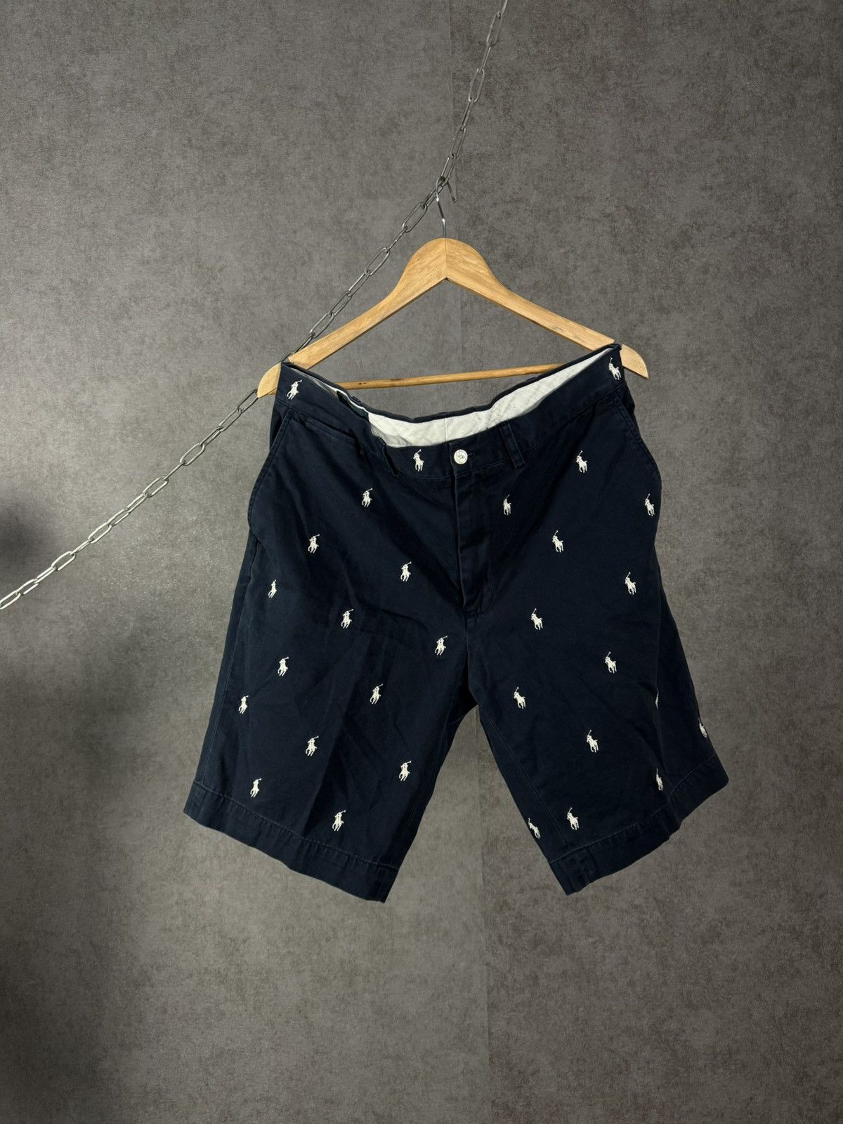 Polo Ralph Lauren Polo Ralph Lauren designer monogram shorts Size US 34 / EU 50 - 1 Thumbnail