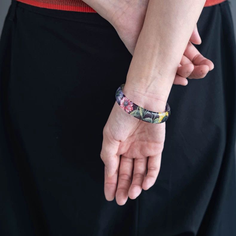 Kenzo KENZO Transparent flower carved bracelet vintage Size ONE SIZE - 7 Thumbnail