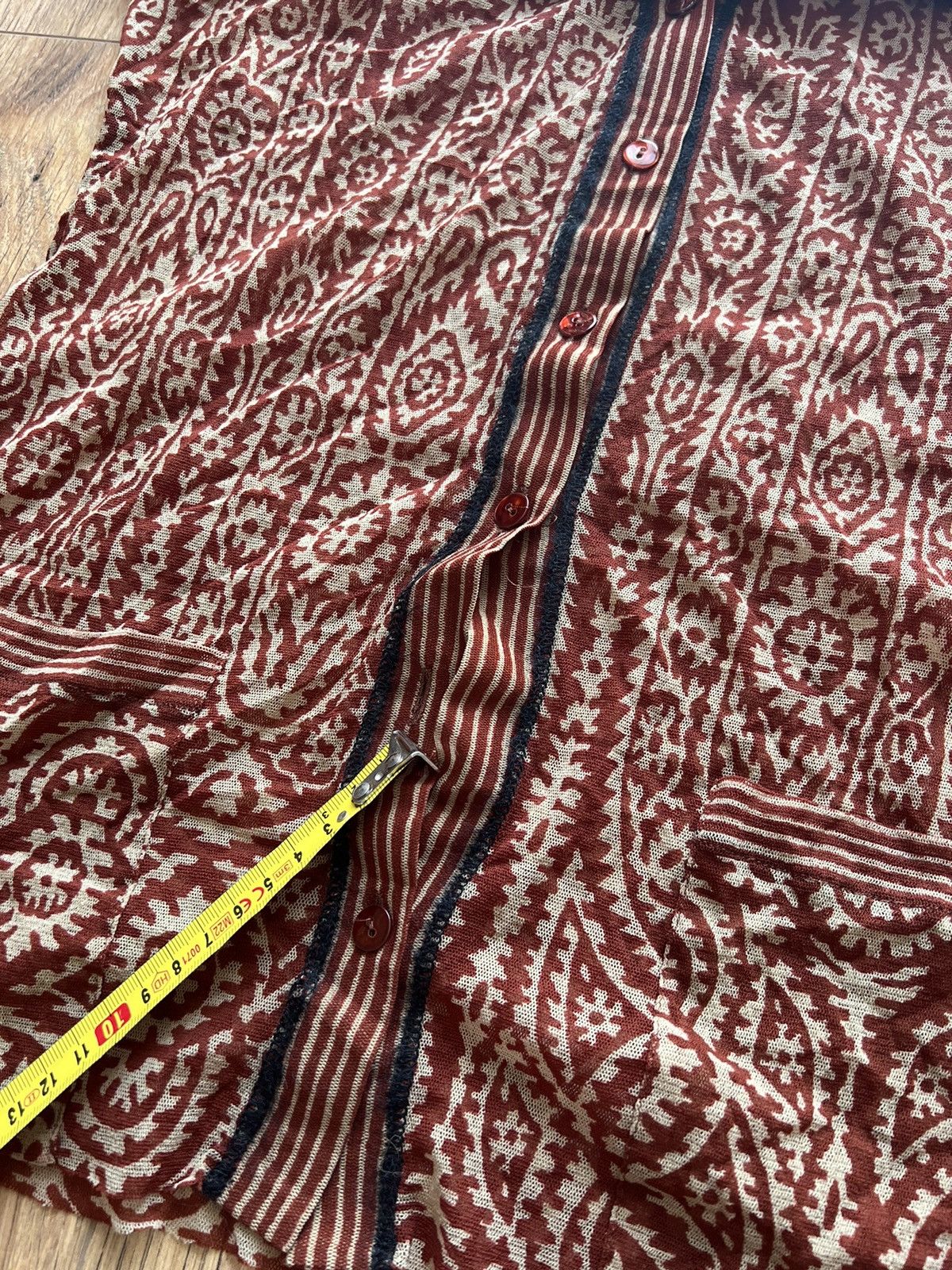 Jean Paul Gaultier Jean Paul Gaultier Vintage 2000 Mesh Cardigan Attached Scarf Size M / US 6-8 / IT 42-44 - 10 Thumbnail