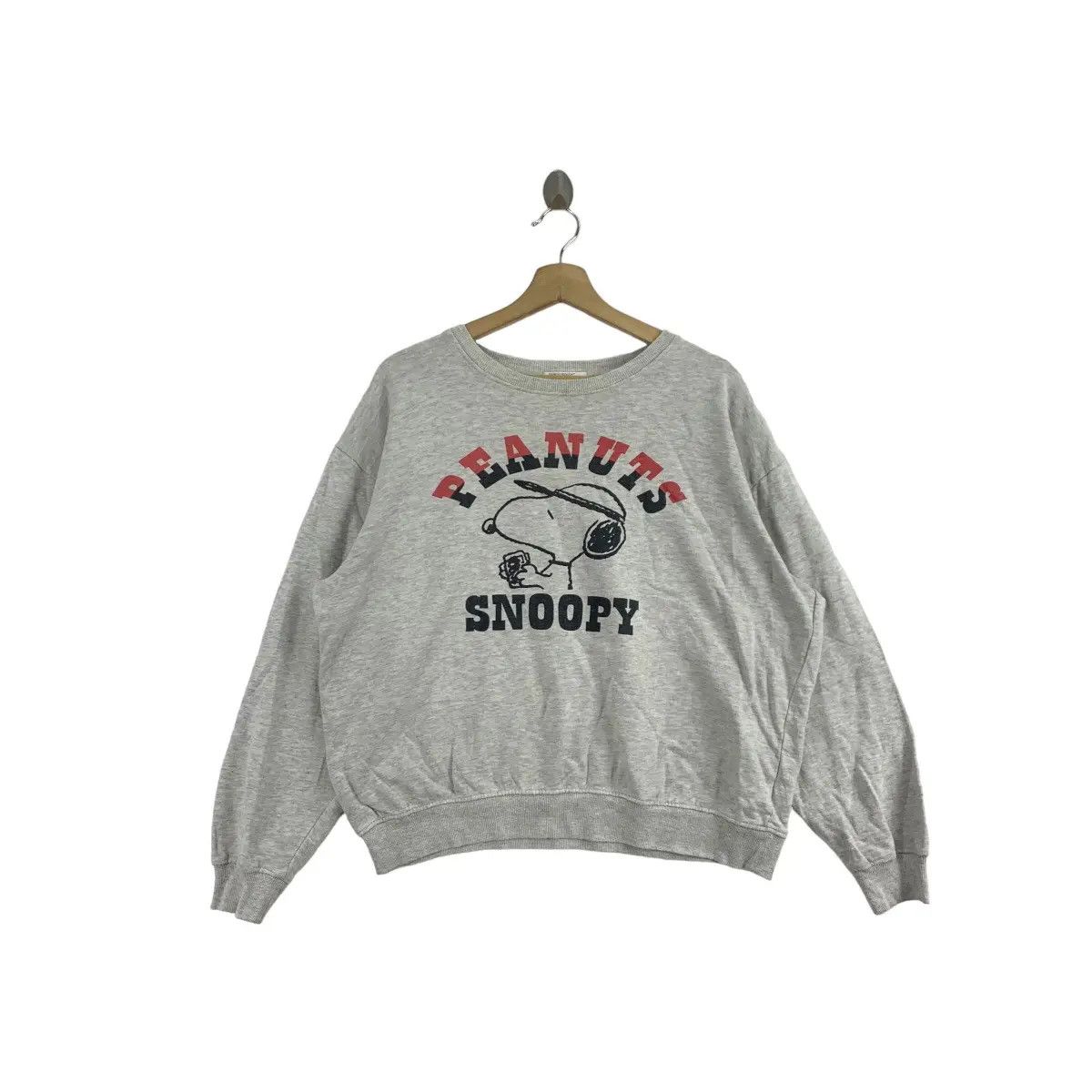 Peanuts Vintage PEANUTS SNOOPY CARTOON Detective Hat Sweatshirt Size L / US 10 / IT 46 - 1 Thumbnail