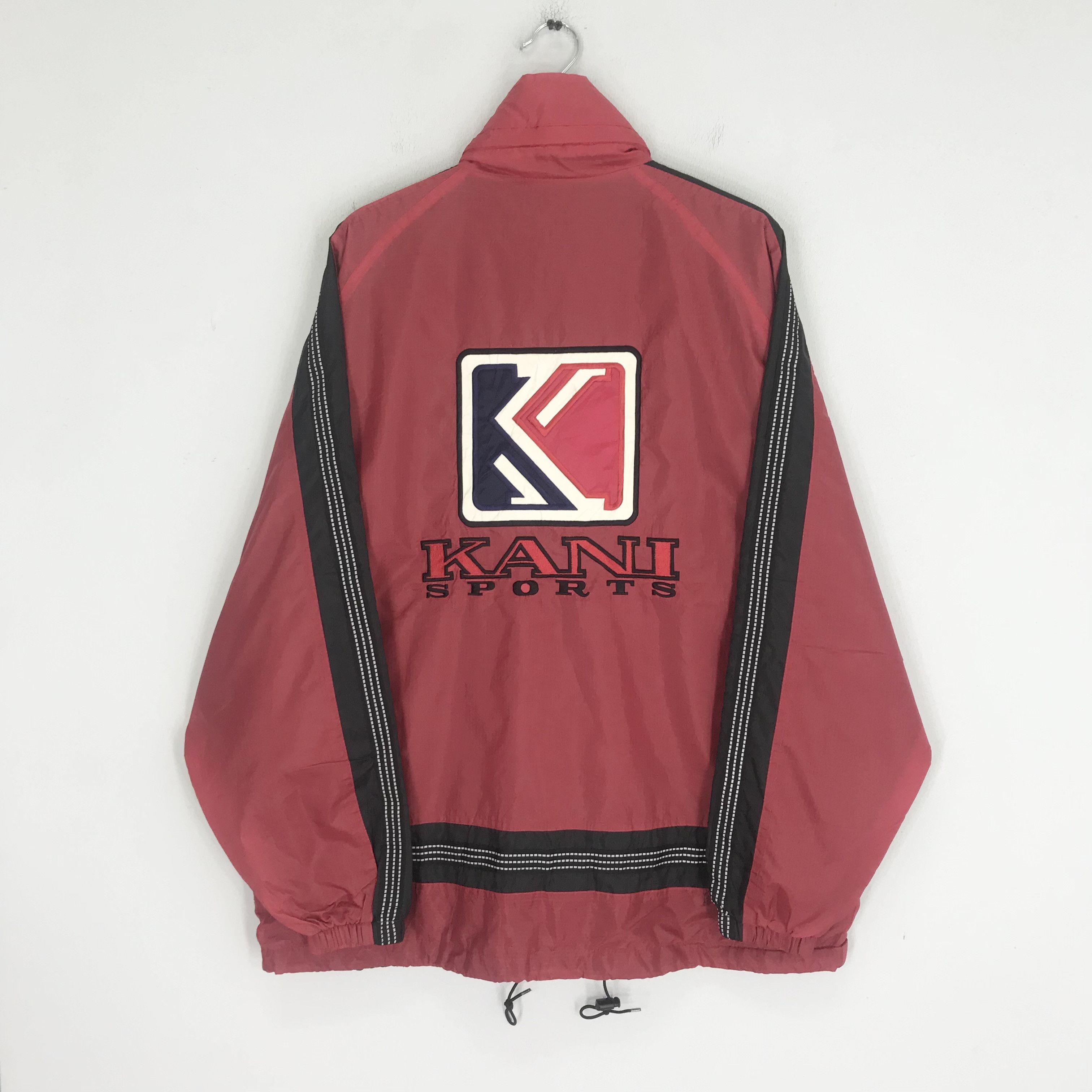 Windbreaker Hoodie Karl Kani Sport Windbreaker Vintage 90s Karl
