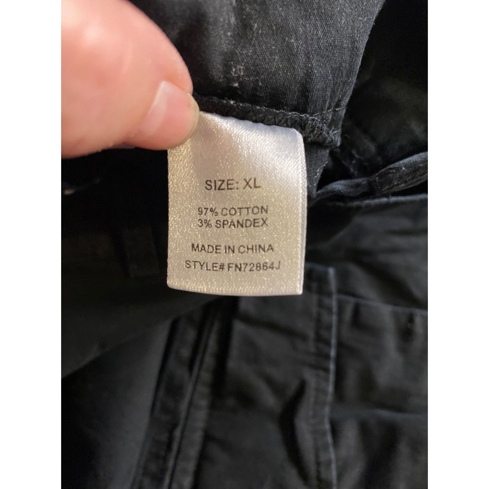 Other Y2K Streetwear Black Cargo Pants Wide Leg XL Size 34" / US 12 / IT 48 - 4 Thumbnail