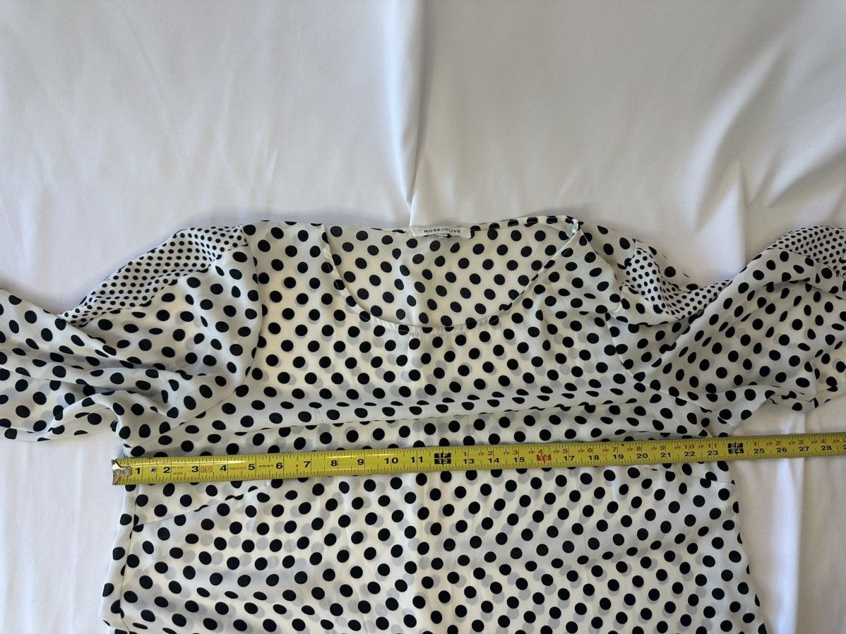 Other Rose + Olive Women’s Polka Dot Top Sz X-Large Size XL / US 12-14 / IT 48-50 - 2 Thumbnail