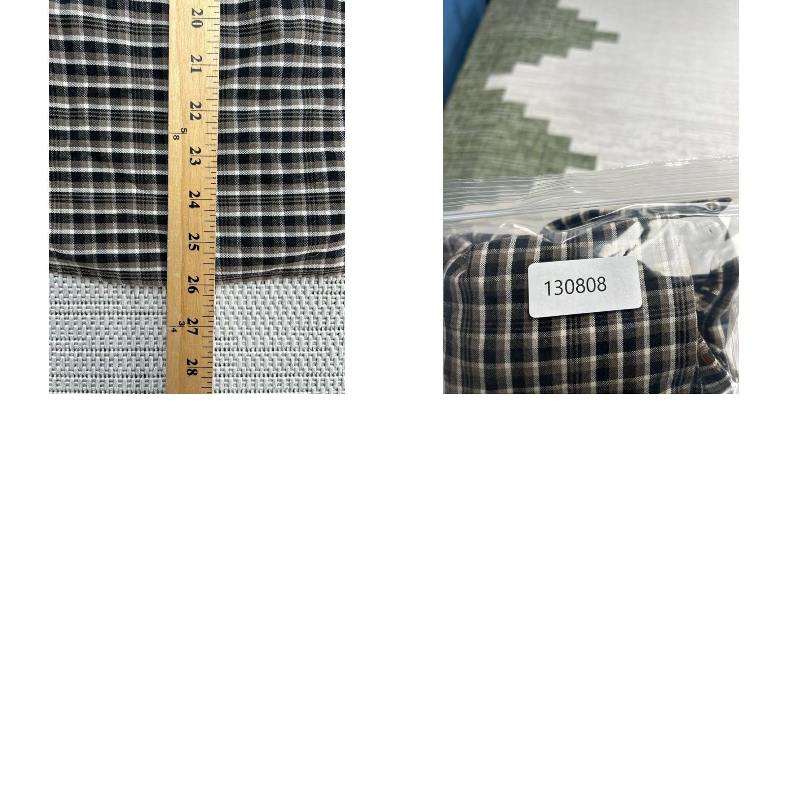 Everlane VINTAGE Everlane Shirt Womens 6 Brown Cotton Button-Up Plaid Long Sleeve Casual Spring Summer Fall Womens Size M / US 6-8 / IT 42-44 - 8 Thumbnail