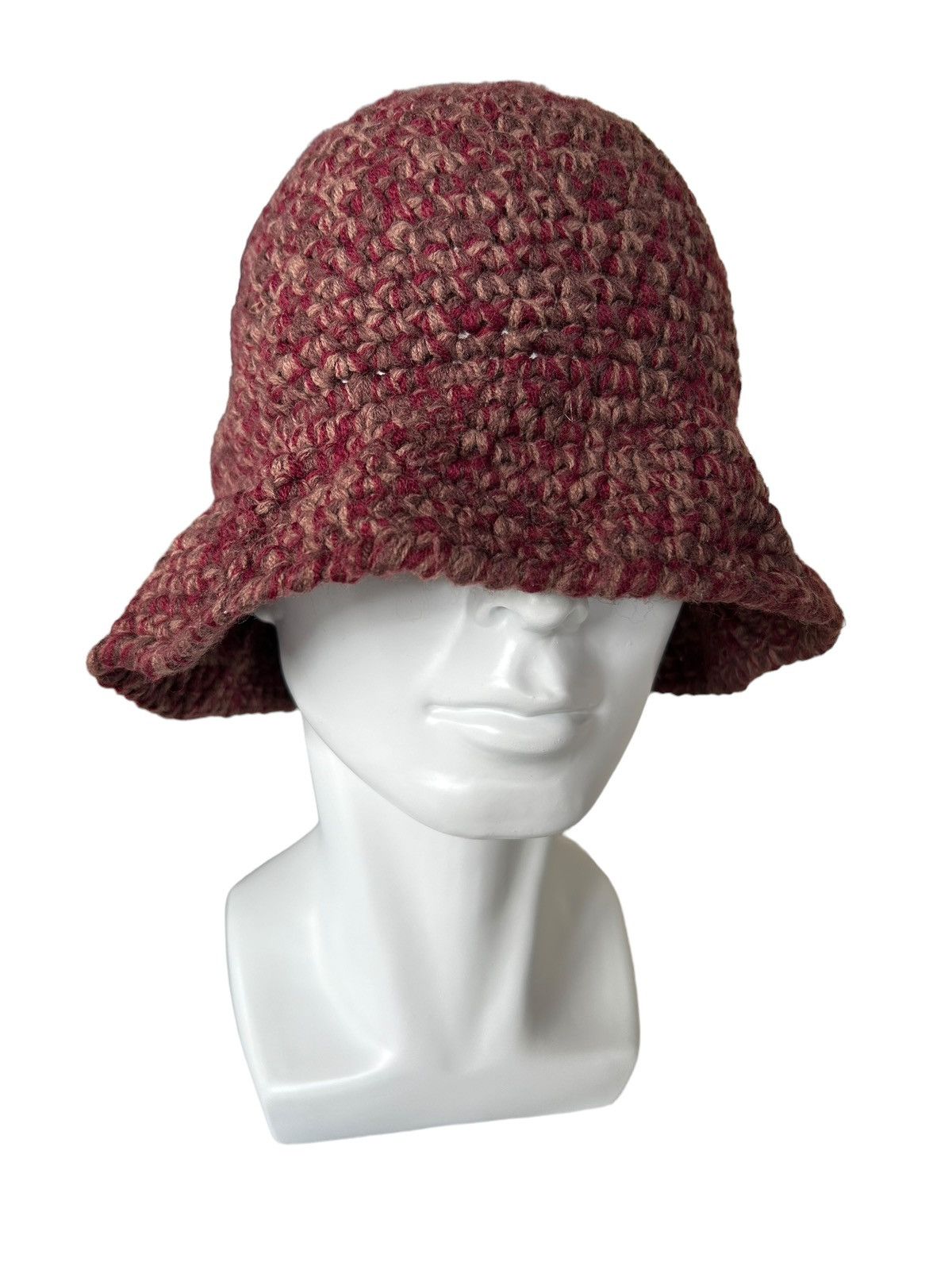 Japanese Brand Crochet knitted Bucket Hats Size ONE SIZE - 2 Thumbnail
